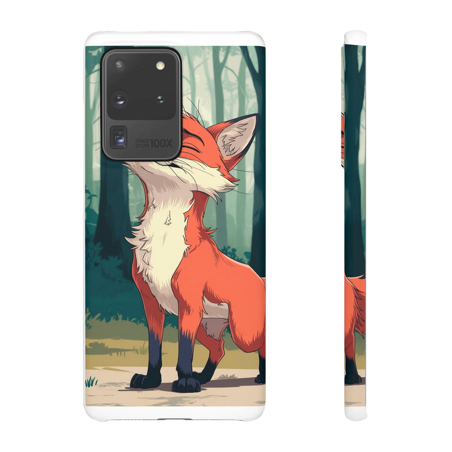 🔥 Snap Case – Fox Anime Design for iPhone & Samsung | Sleek & Stylish Protection for Anime Lovers! Minimalist Fox Japanese Anime Design for iPhone & Samsung