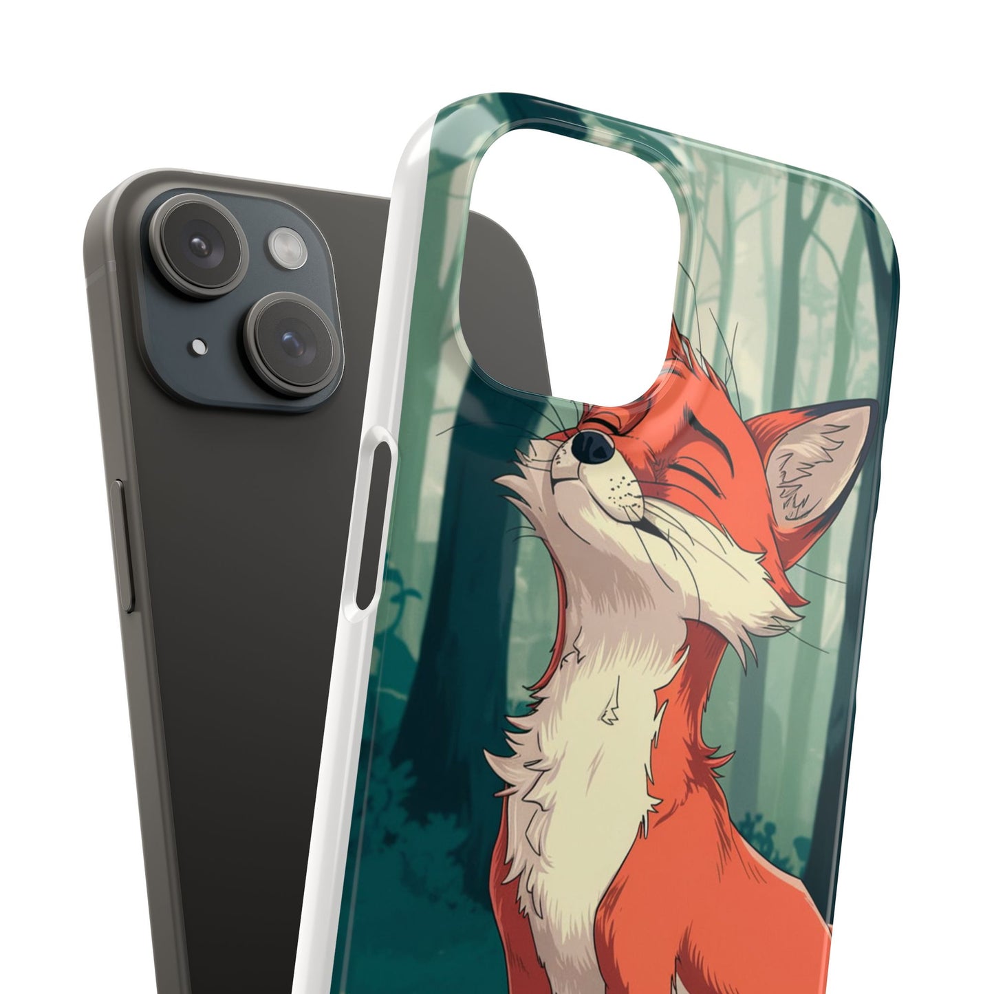 🔥 Snap Case – Fox Anime Design for iPhone & Samsung | Sleek & Stylish Protection for Anime Lovers! Minimalist Fox Japanese Anime Design for iPhone & Samsung