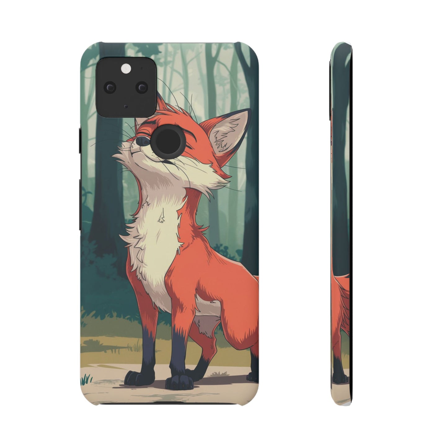 🔥 Snap Case – Fox Anime Design for iPhone & Samsung | Sleek & Stylish Protection for Anime Lovers! Minimalist Fox Japanese Anime Design for iPhone & Samsung
