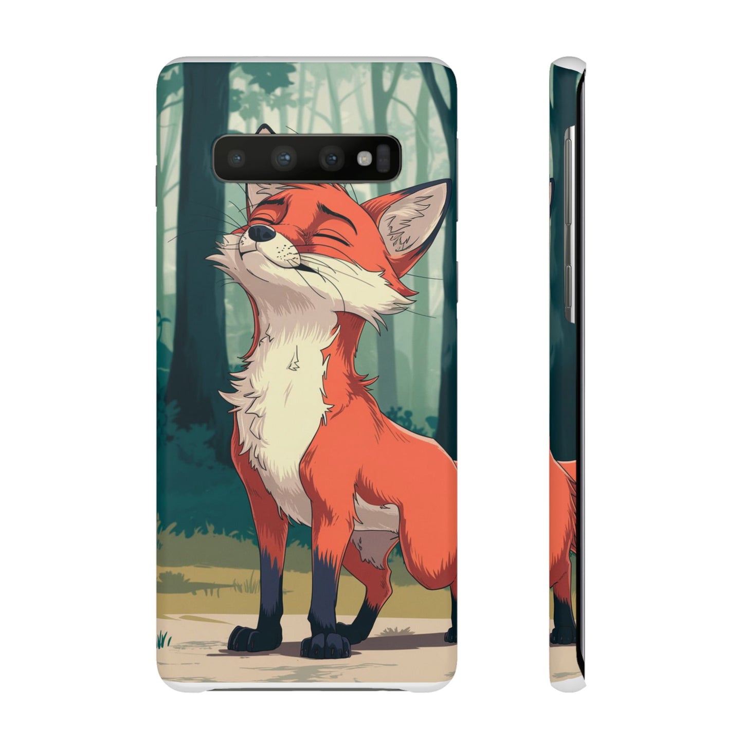🔥 Snap Case – Fox Anime Design for iPhone & Samsung | Sleek & Stylish Protection for Anime Lovers! Minimalist Fox Japanese Anime Design for iPhone & Samsung