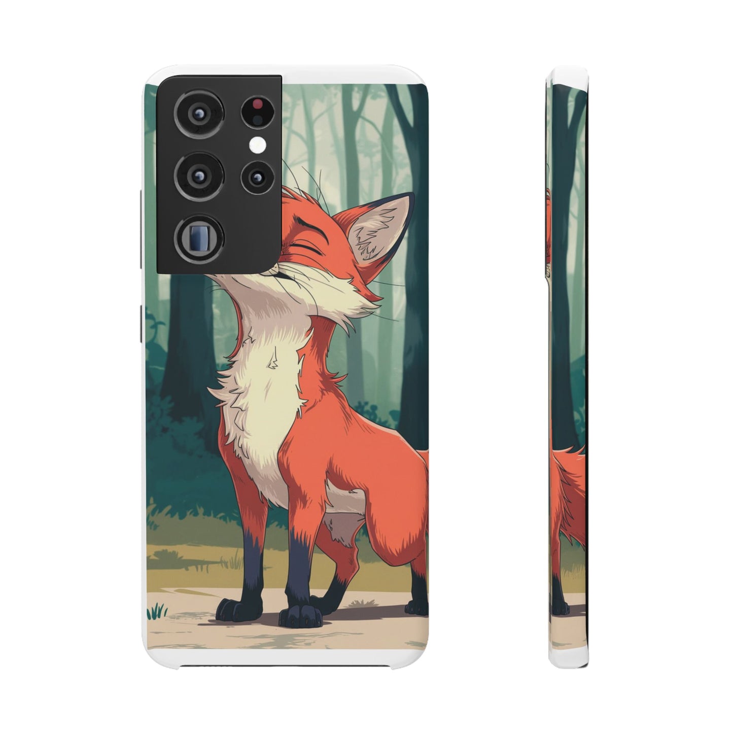 🔥 Snap Case – Fox Anime Design for iPhone & Samsung | Sleek & Stylish Protection for Anime Lovers! Minimalist Fox Japanese Anime Design for iPhone & Samsung