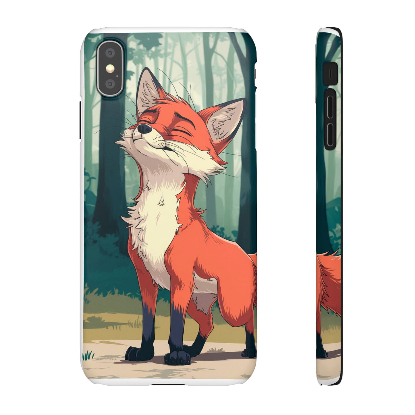 🔥 Snap Case – Fox Anime Design for iPhone & Samsung | Sleek & Stylish Protection for Anime Lovers! Minimalist Fox Japanese Anime Design for iPhone & Samsung