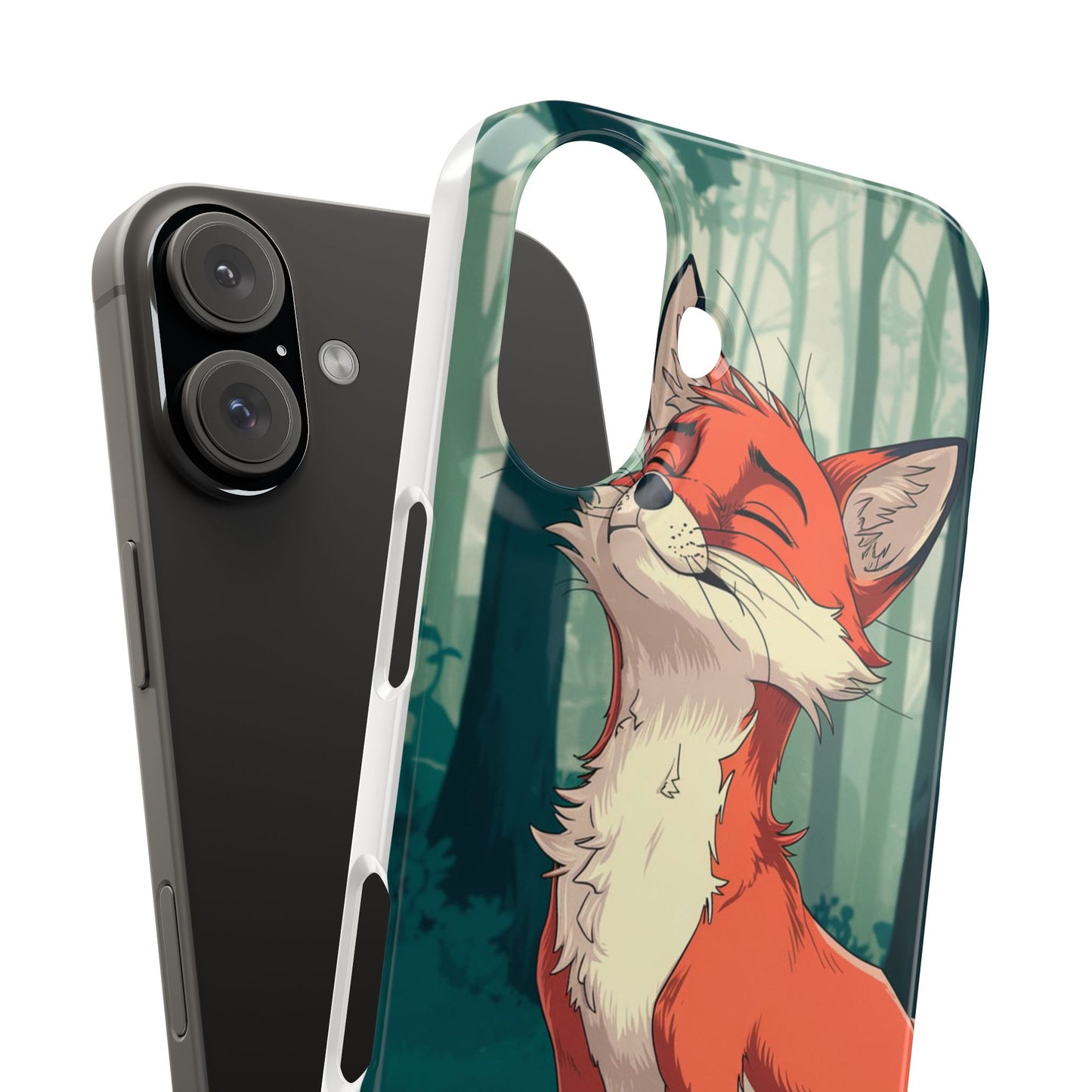 🔥 Snap Case – Fox Anime Design for iPhone & Samsung | Sleek & Stylish Protection for Anime Lovers! Minimalist Fox Japanese Anime Design for iPhone & Samsung