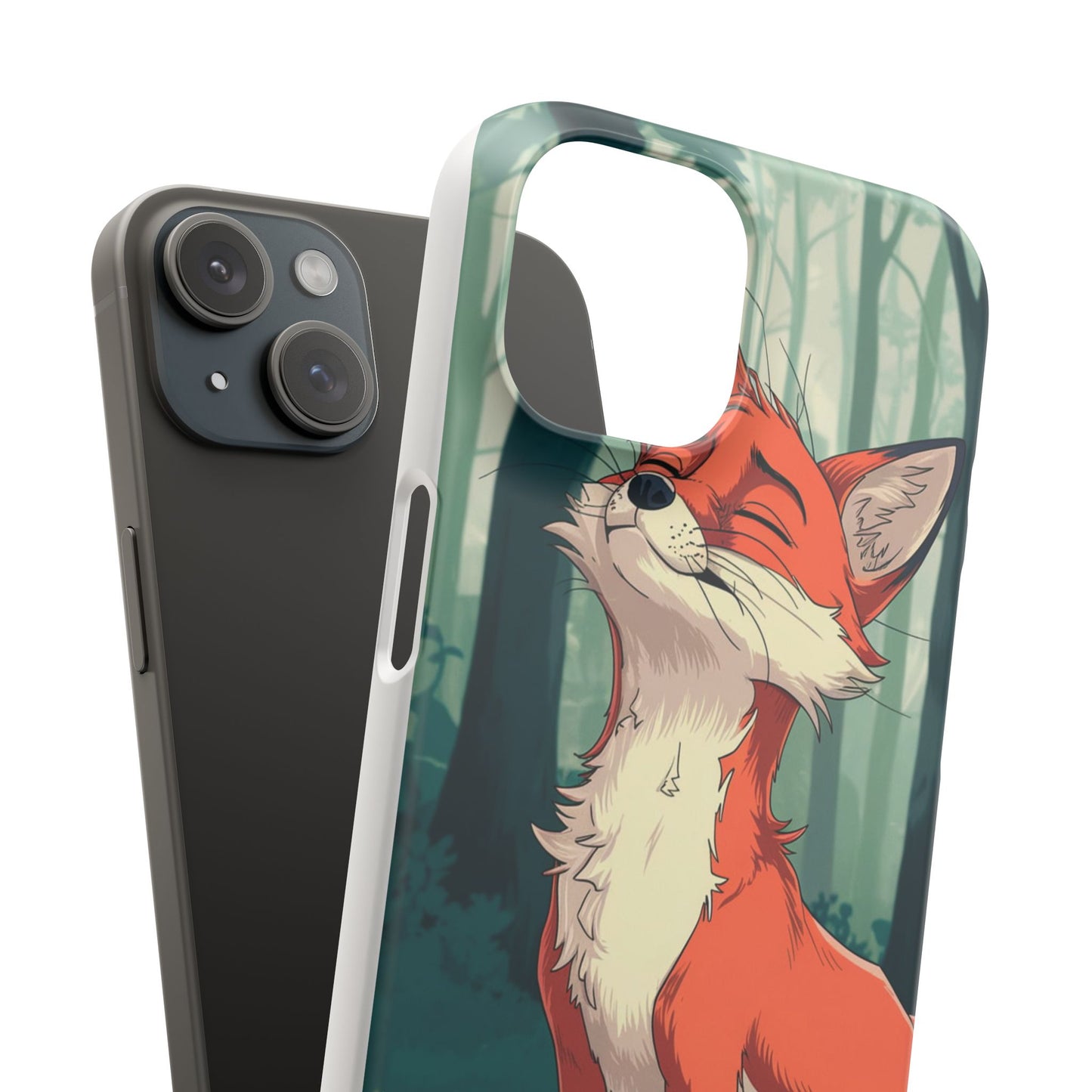 🔥 Snap Case – Fox Anime Design for iPhone & Samsung | Sleek & Stylish Protection for Anime Lovers! Minimalist Fox Japanese Anime Design for iPhone & Samsung
