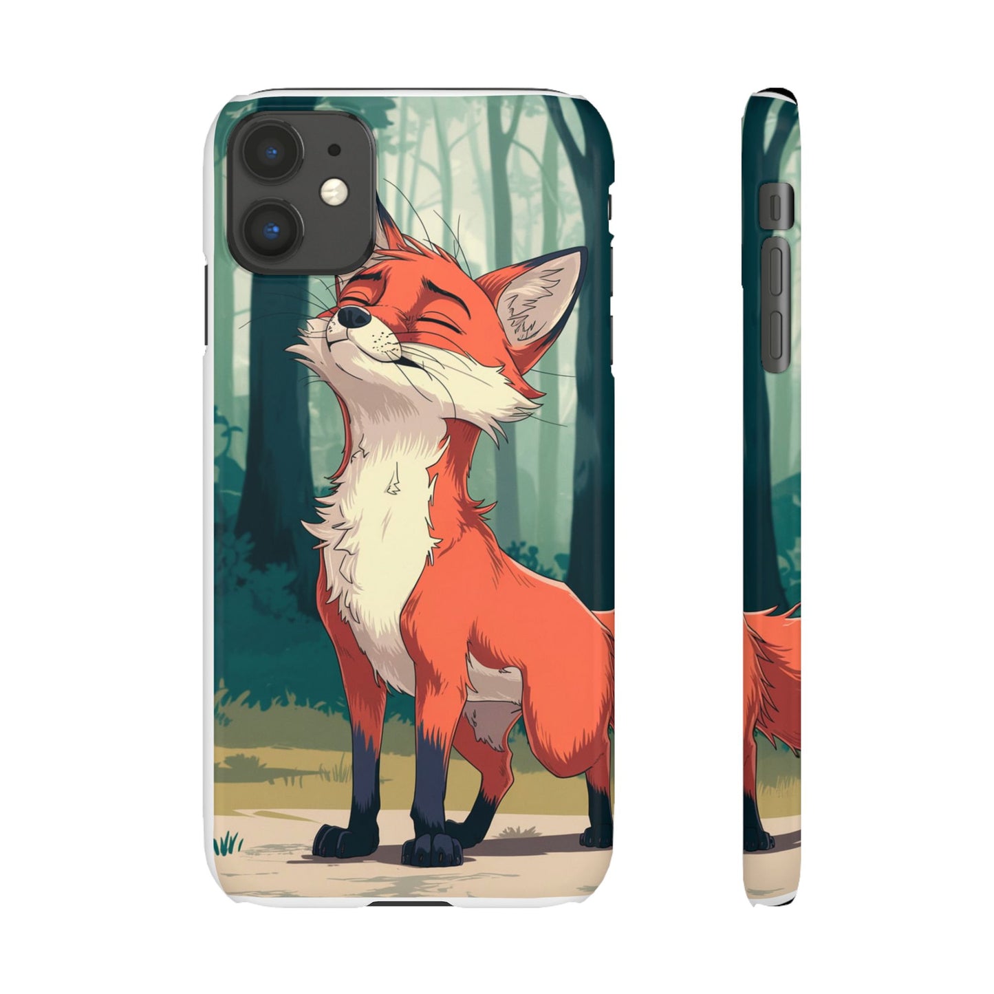 🔥 Snap Case – Fox Anime Design for iPhone & Samsung | Sleek & Stylish Protection for Anime Lovers! Minimalist Fox Japanese Anime Design for iPhone & Samsung