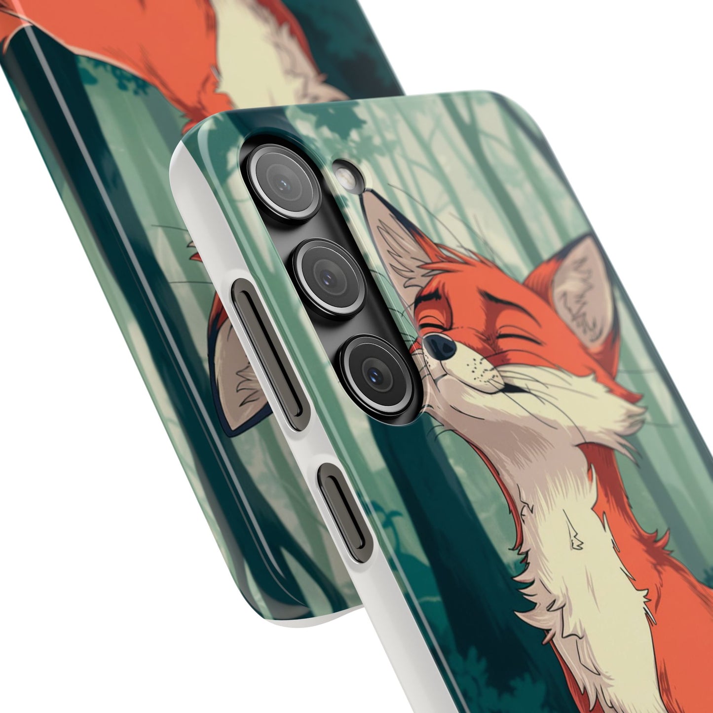 🔥 Snap Case – Fox Anime Design for iPhone & Samsung | Sleek & Stylish Protection for Anime Lovers! Minimalist Fox Japanese Anime Design for iPhone & Samsung