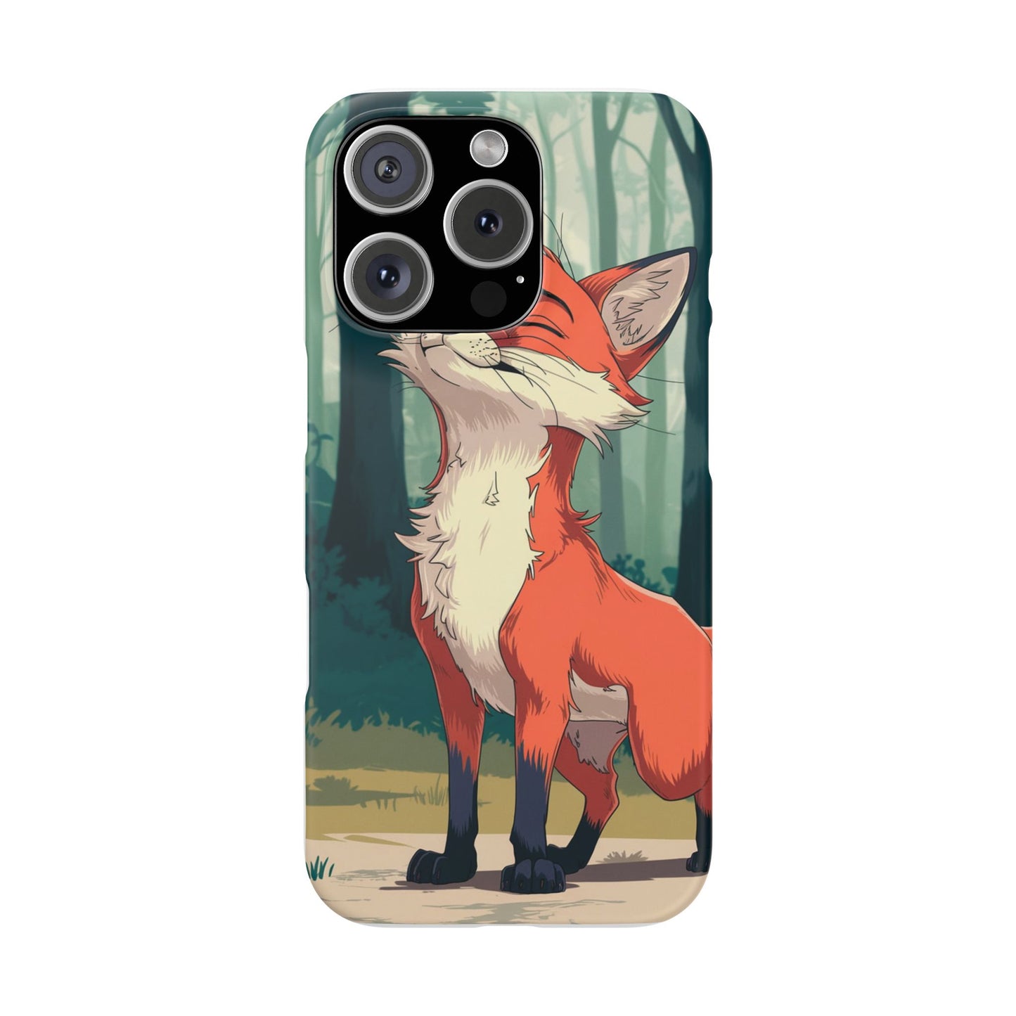 🔥 Snap Case – Fox Anime Design for iPhone & Samsung | Sleek & Stylish Protection for Anime Lovers! Minimalist Fox Japanese Anime Design for iPhone & Samsung