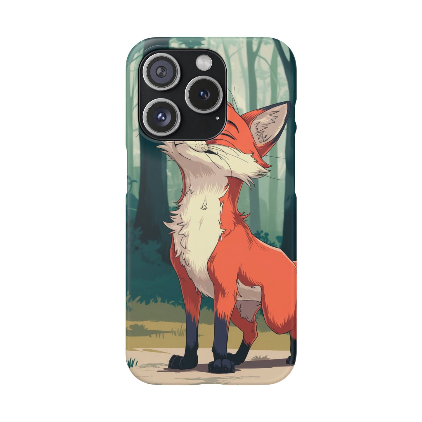 🔥 Snap Case – Fox Anime Design for iPhone & Samsung | Sleek & Stylish Protection for Anime Lovers! Minimalist Fox Japanese Anime Design for iPhone & Samsung