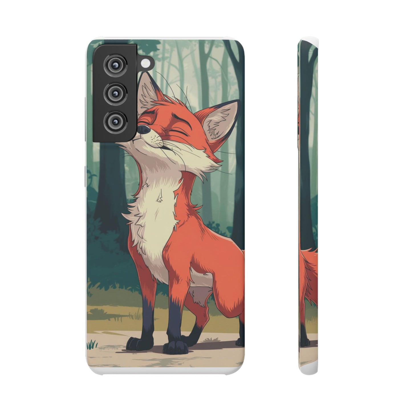 🔥 Snap Case – Fox Anime Design for iPhone & Samsung | Sleek & Stylish Protection for Anime Lovers! Minimalist Fox Japanese Anime Design for iPhone & Samsung
