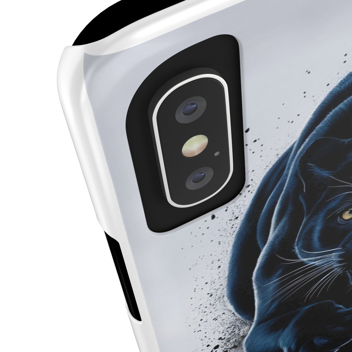 Slim Phone Cases Ai Design, Slim Phone Case for iPhone® – AI Black Panther Design: Sleek Style Meets Everyday Protection, Scratch-Resistant Slim Cases for iPhone