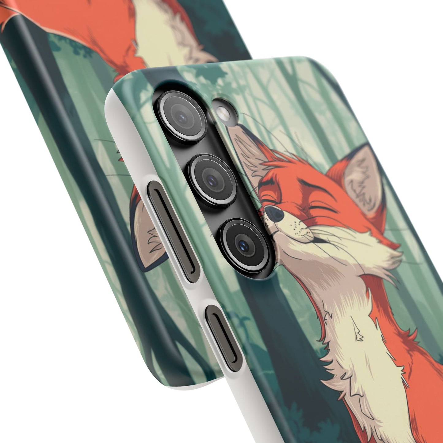 🔥 Snap Case – Fox Anime Design for iPhone & Samsung | Sleek & Stylish Protection for Anime Lovers! Minimalist Fox Japanese Anime Design for iPhone & Samsung