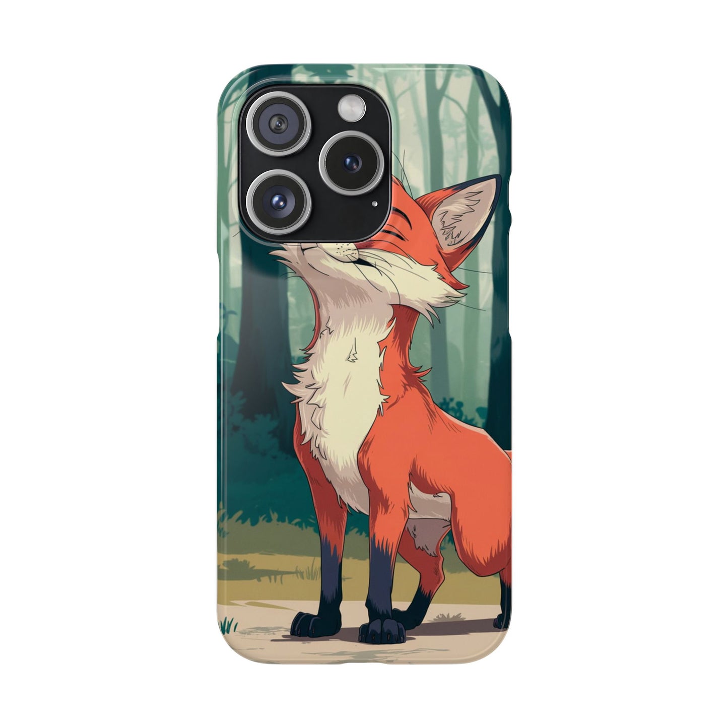 🔥 Snap Case – Fox Anime Design for iPhone & Samsung | Sleek & Stylish Protection for Anime Lovers! Minimalist Fox Japanese Anime Design for iPhone & Samsung