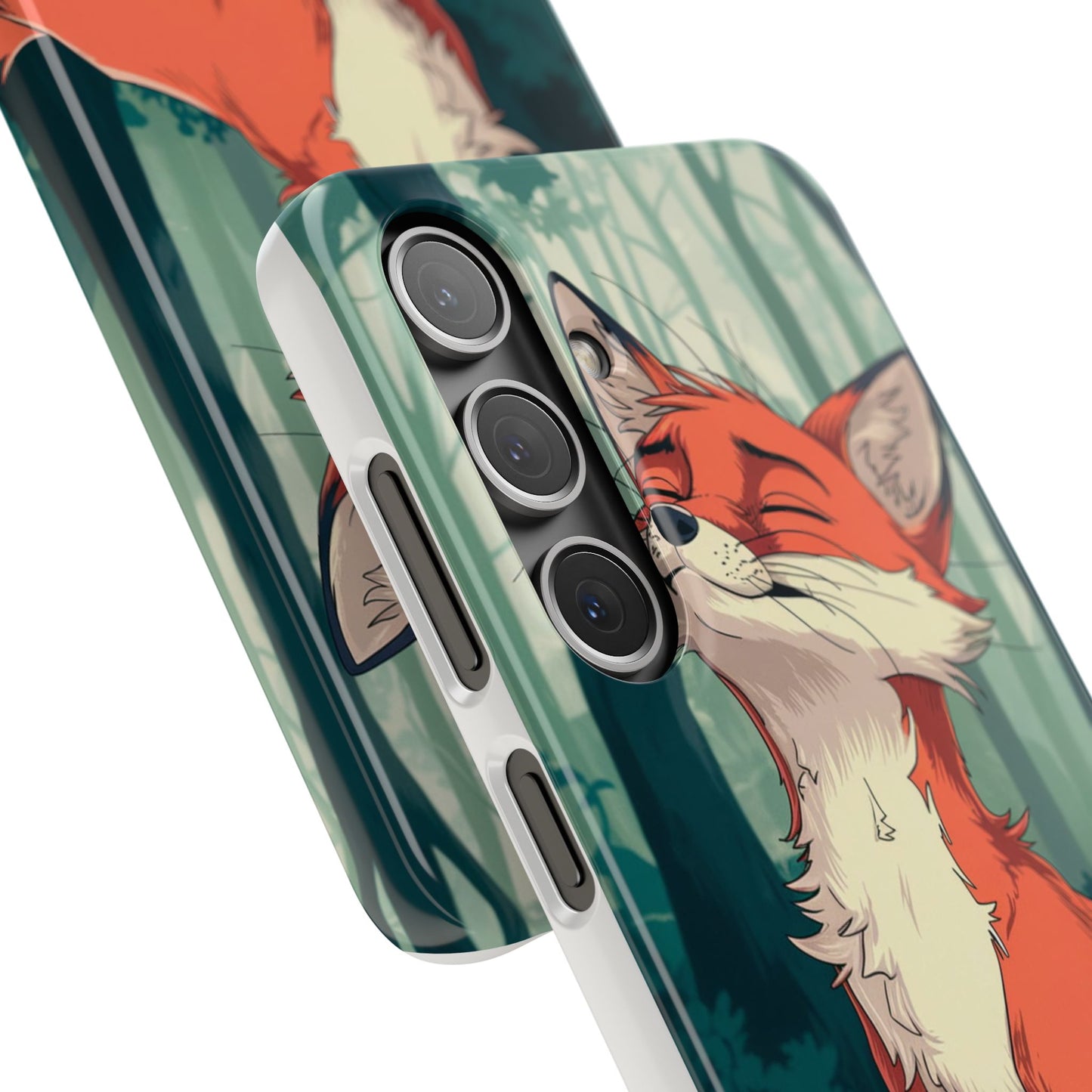 🔥 Snap Case – Fox Anime Design for iPhone & Samsung | Sleek & Stylish Protection for Anime Lovers! Minimalist Fox Japanese Anime Design for iPhone & Samsung