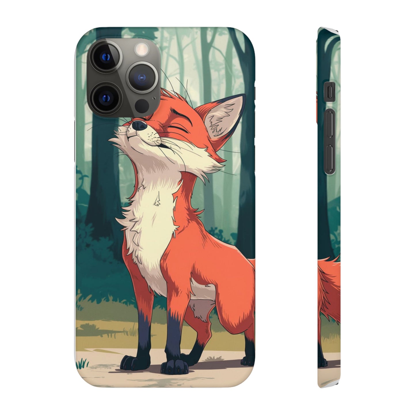 🔥 Snap Case – Fox Anime Design for iPhone & Samsung | Sleek & Stylish Protection for Anime Lovers! Minimalist Fox Japanese Anime Design for iPhone & Samsung