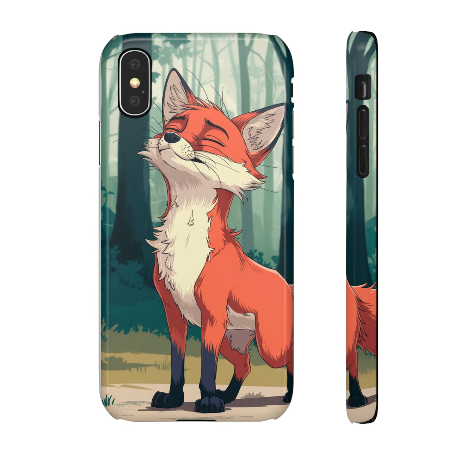🔥 Snap Case – Fox Anime Design for iPhone & Samsung | Sleek & Stylish Protection for Anime Lovers! Minimalist Fox Japanese Anime Design for iPhone & Samsung