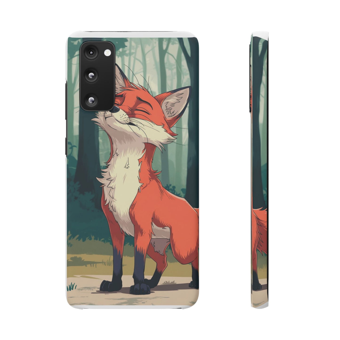 🔥 Snap Case – Fox Anime Design for iPhone & Samsung | Sleek & Stylish Protection for Anime Lovers! Minimalist Fox Japanese Anime Design for iPhone & Samsung