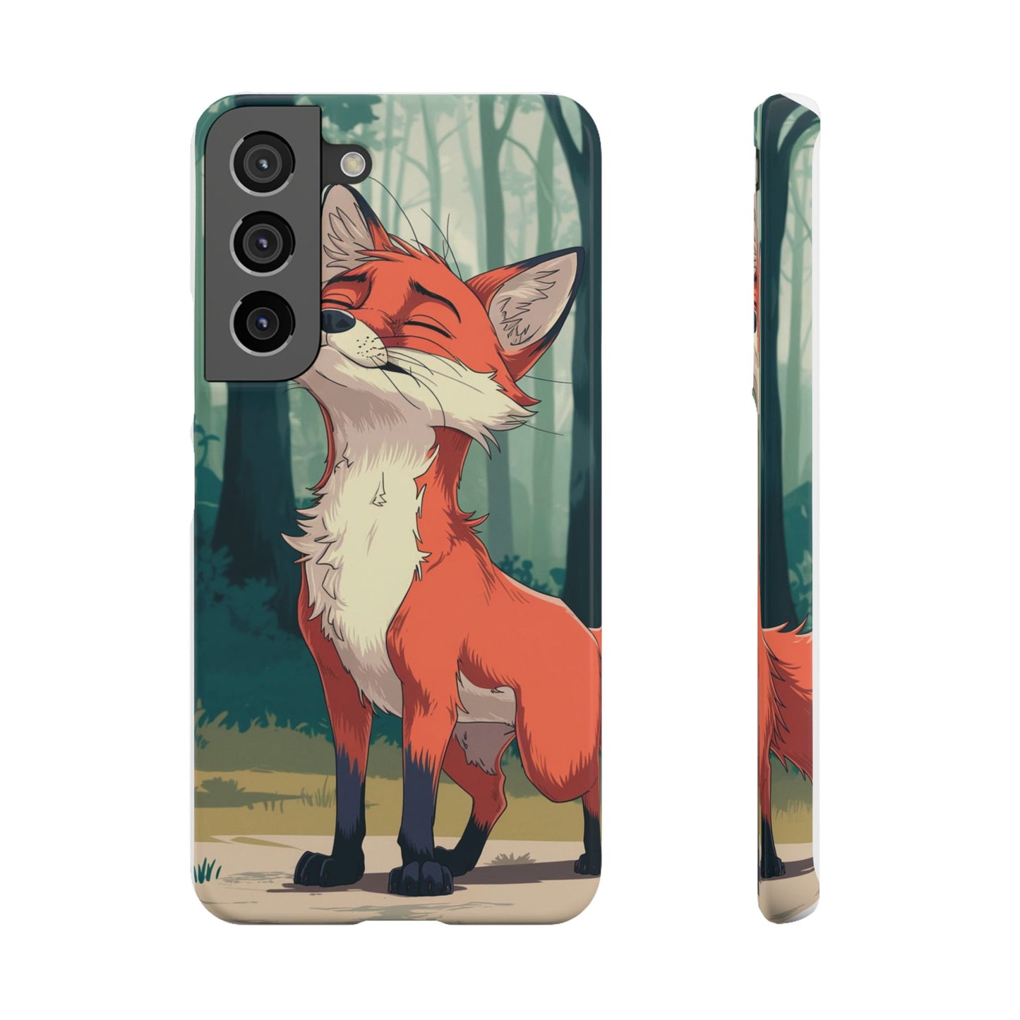 🔥 Snap Case – Fox Anime Design for iPhone & Samsung | Sleek & Stylish Protection for Anime Lovers! Minimalist Fox Japanese Anime Design for iPhone & Samsung