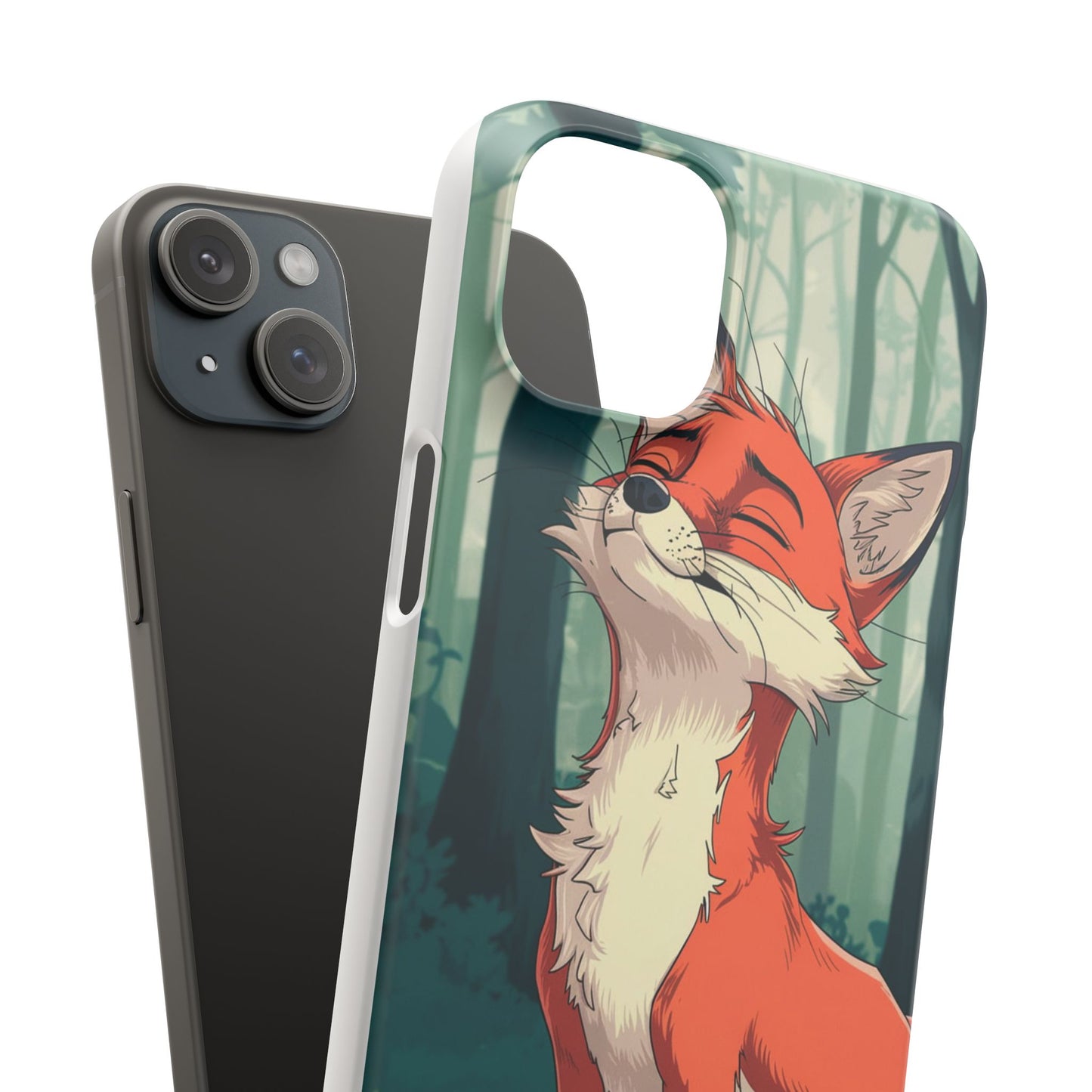 🔥 Snap Case – Fox Anime Design for iPhone & Samsung | Sleek & Stylish Protection for Anime Lovers! Minimalist Fox Japanese Anime Design for iPhone & Samsung