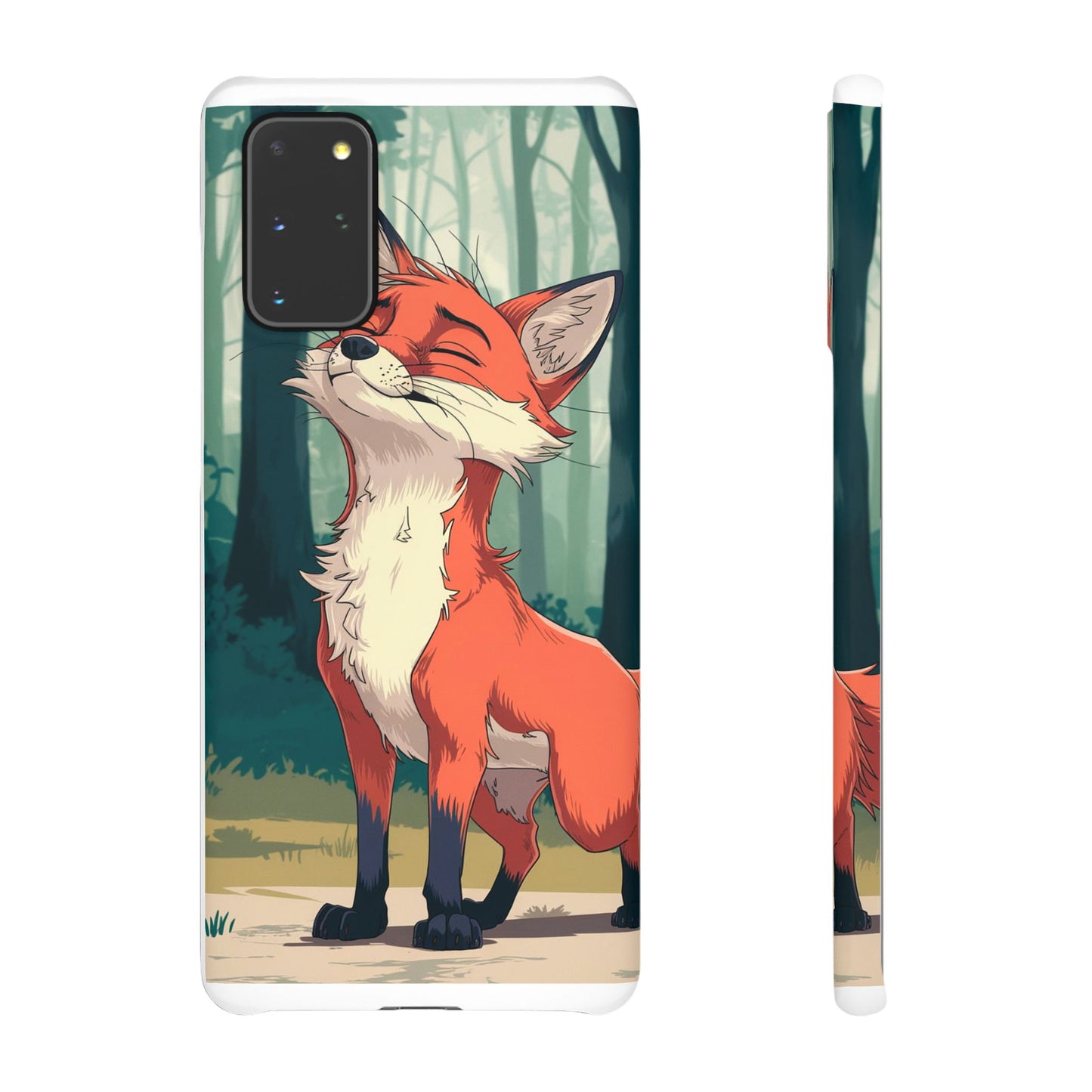 🔥 Snap Case – Fox Anime Design for iPhone & Samsung | Sleek & Stylish Protection for Anime Lovers! Minimalist Fox Japanese Anime Design for iPhone & Samsung