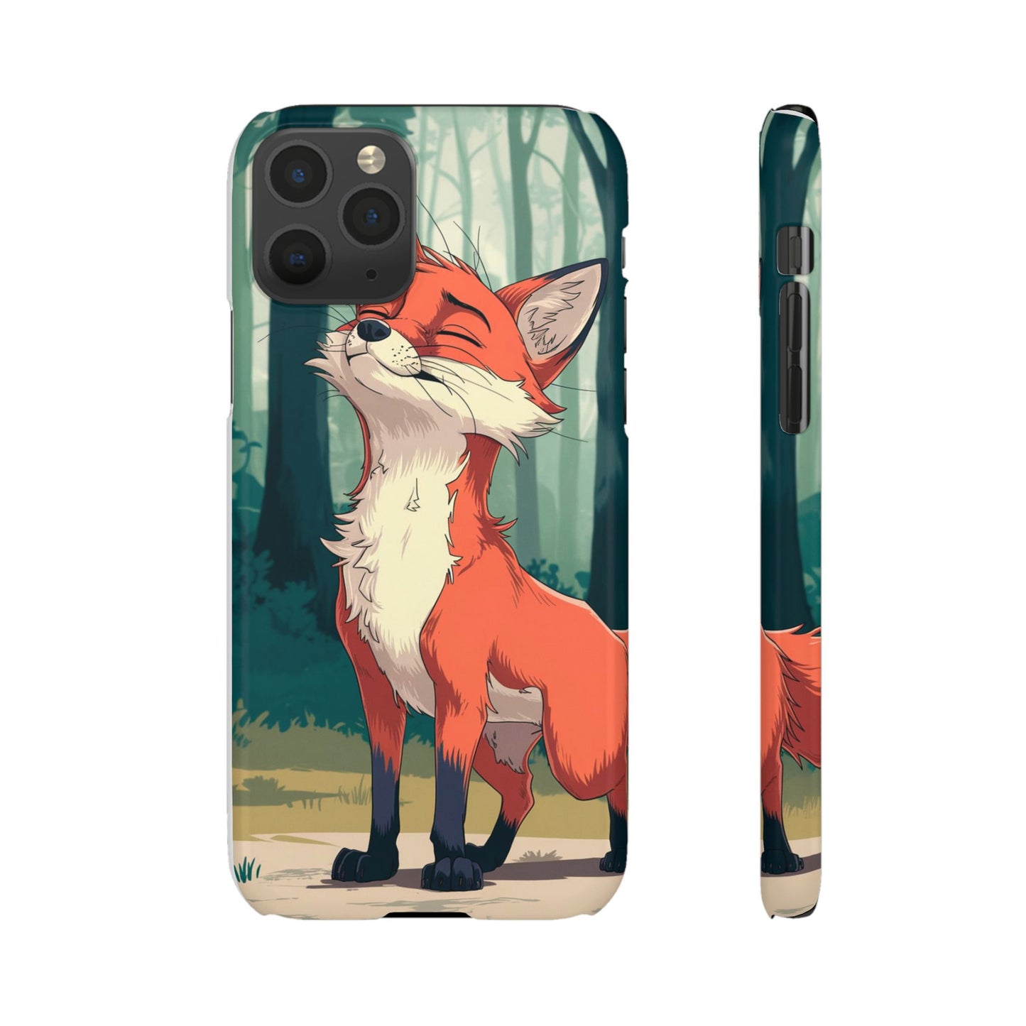 🔥 Snap Case – Fox Anime Design for iPhone & Samsung | Sleek & Stylish Protection for Anime Lovers! Minimalist Fox Japanese Anime Design for iPhone & Samsung