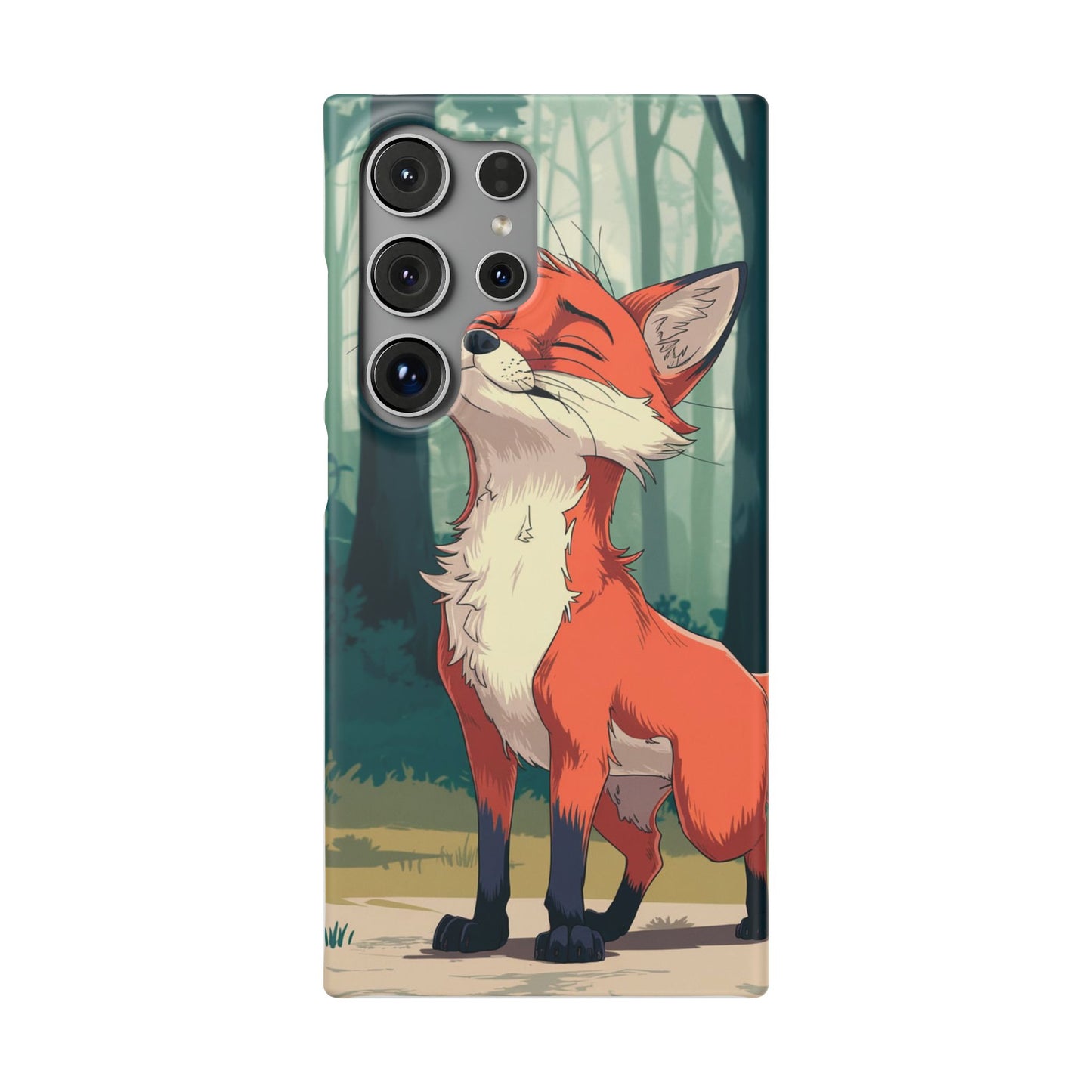🔥 Snap Case – Fox Anime Design for iPhone & Samsung | Sleek & Stylish Protection for Anime Lovers! Minimalist Fox Japanese Anime Design for iPhone & Samsung