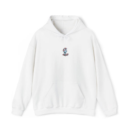 Unisex Heavy Blend™ Hooded Sweatshirt with Embroidery AI Cartoon Design – Stylish Comfort for Every Season