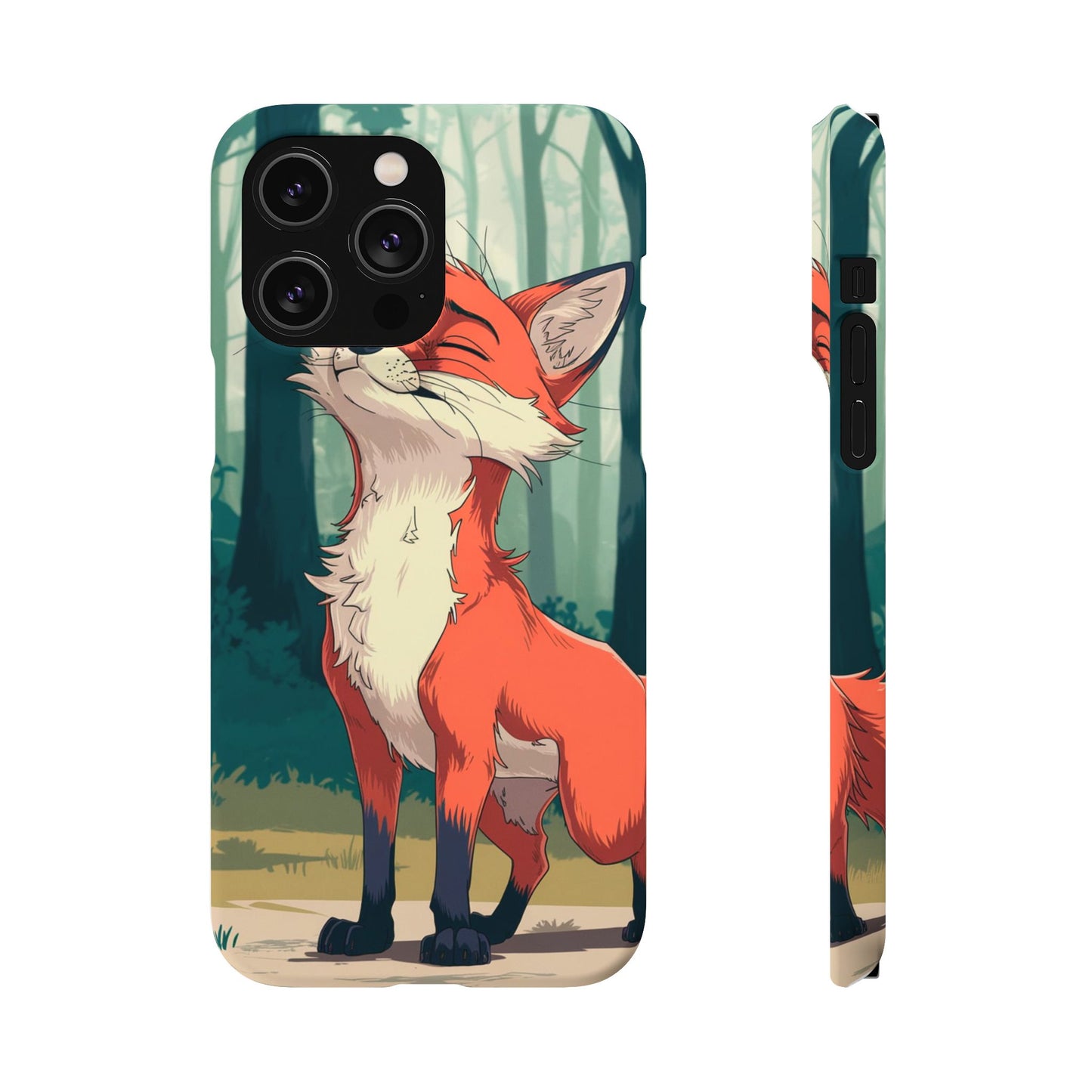 🔥 Snap Case – Fox Anime Design for iPhone & Samsung | Sleek & Stylish Protection for Anime Lovers! Minimalist Fox Japanese Anime Design for iPhone & Samsung