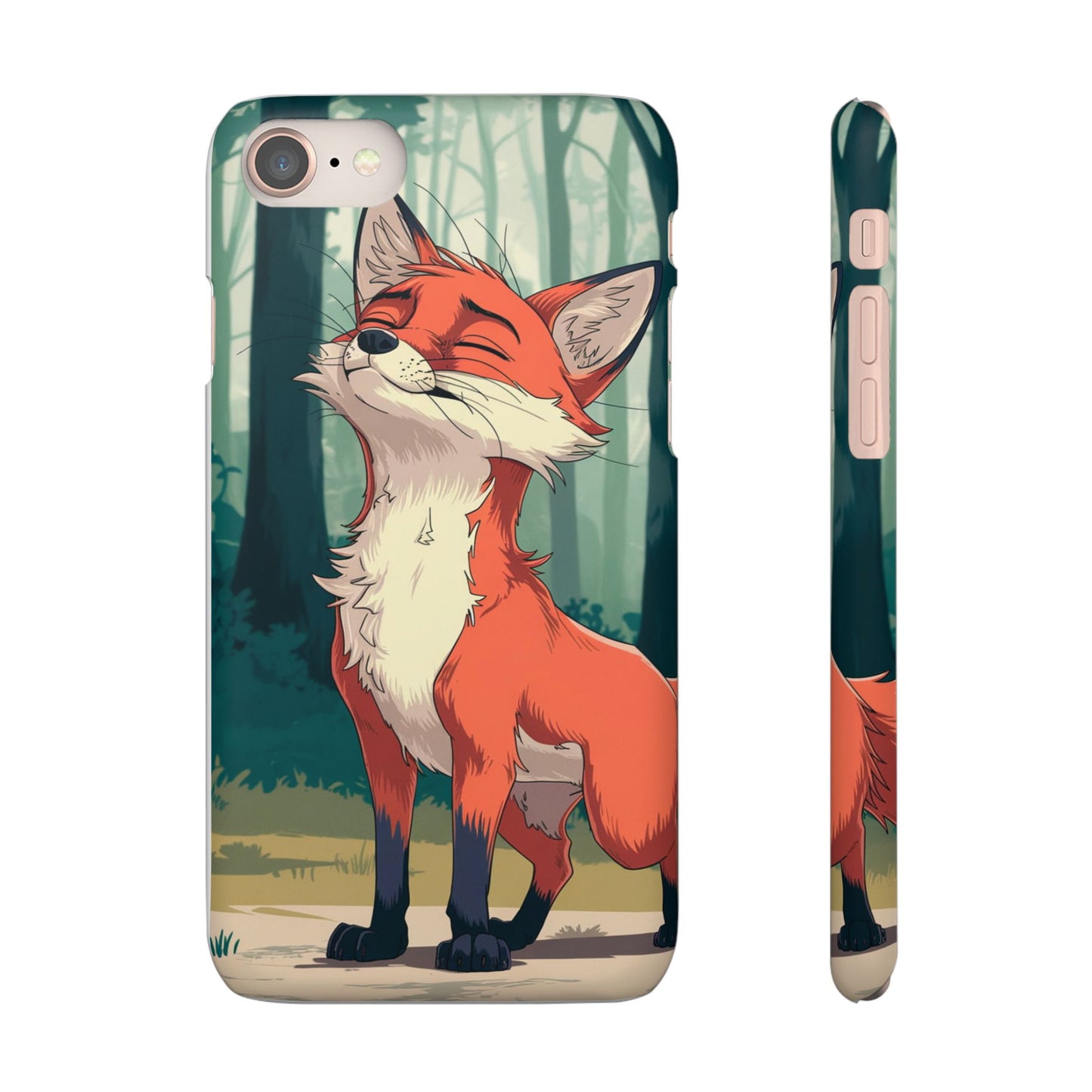 🔥 Snap Case – Fox Anime Design for iPhone & Samsung | Sleek & Stylish Protection for Anime Lovers! Minimalist Fox Japanese Anime Design for iPhone & Samsung