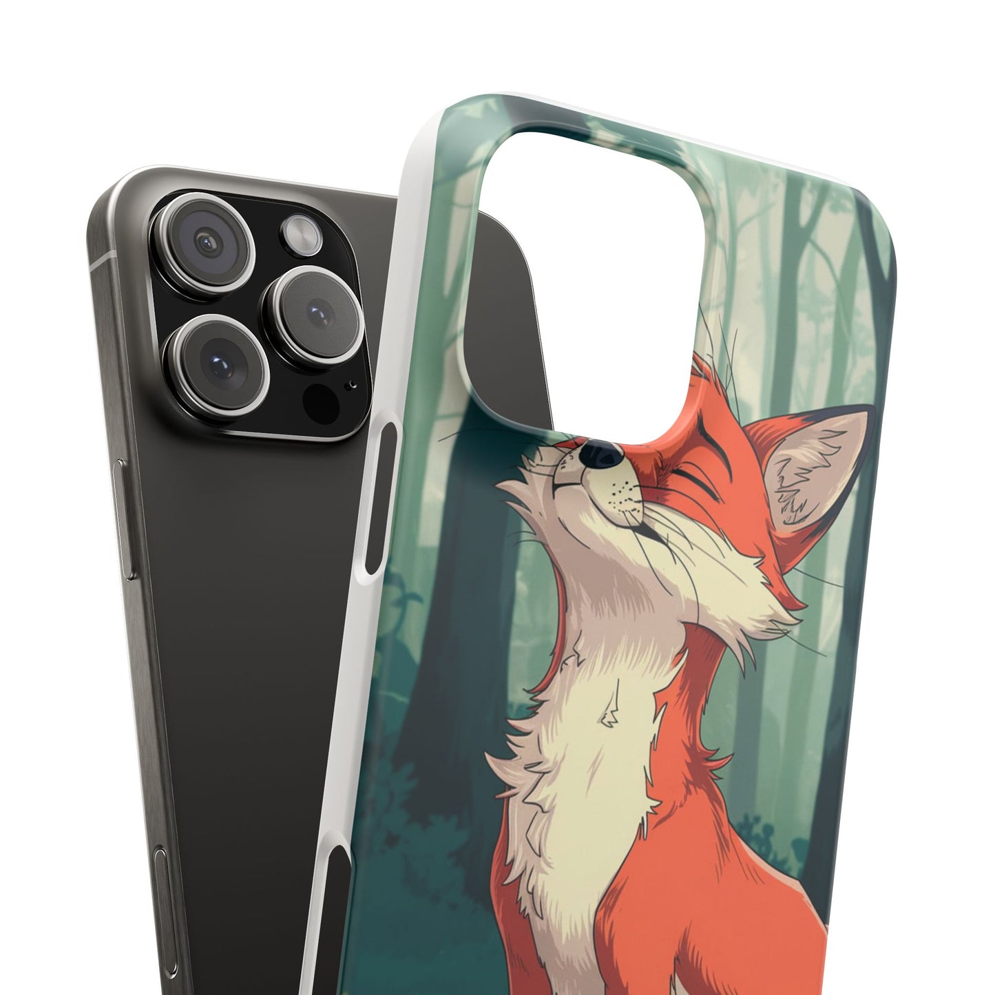 🔥 Snap Case – Fox Anime Design for iPhone & Samsung | Sleek & Stylish Protection for Anime Lovers! Minimalist Fox Japanese Anime Design for iPhone & Samsung