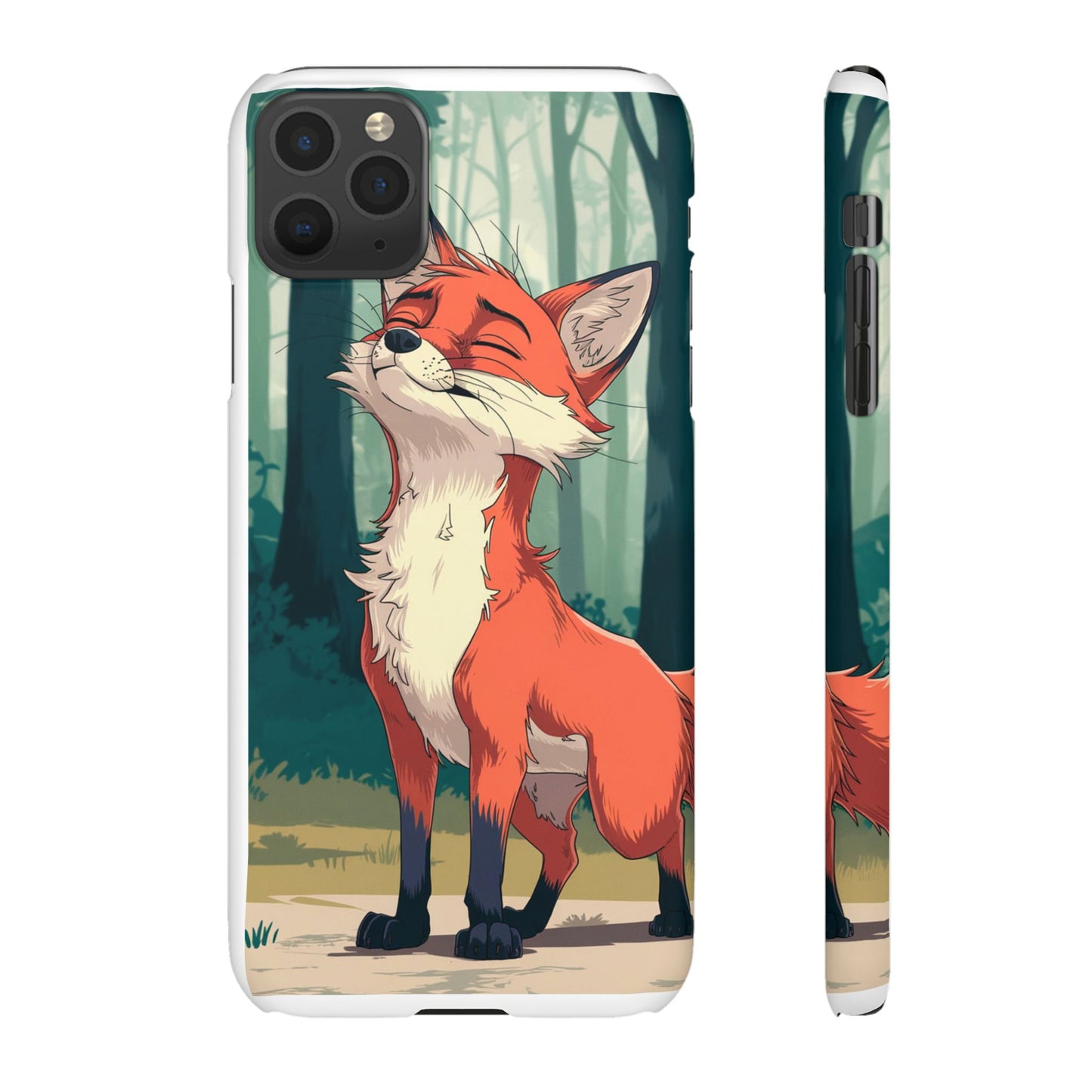 🔥 Snap Case – Fox Anime Design for iPhone & Samsung | Sleek & Stylish Protection for Anime Lovers! Minimalist Fox Japanese Anime Design for iPhone & Samsung