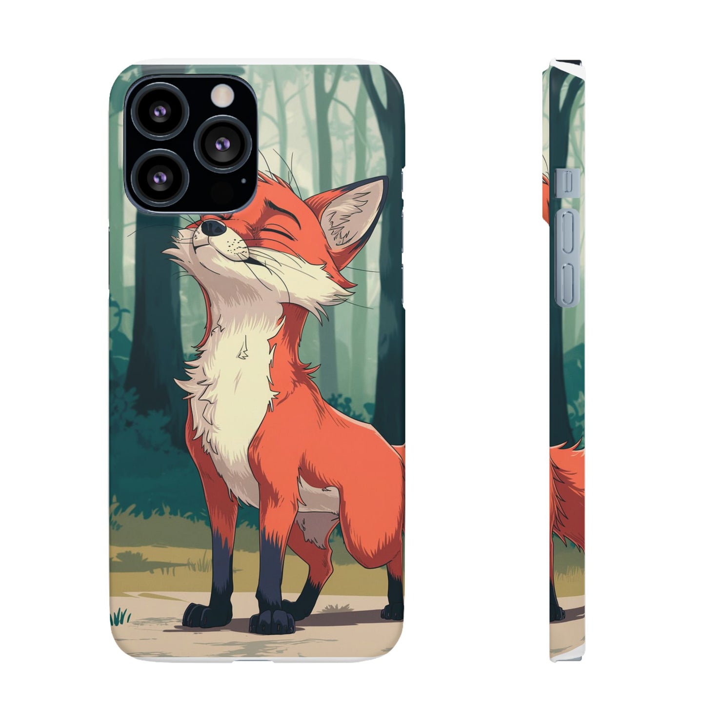 🔥 Snap Case – Fox Anime Design for iPhone & Samsung | Sleek & Stylish Protection for Anime Lovers! Minimalist Fox Japanese Anime Design for iPhone & Samsung