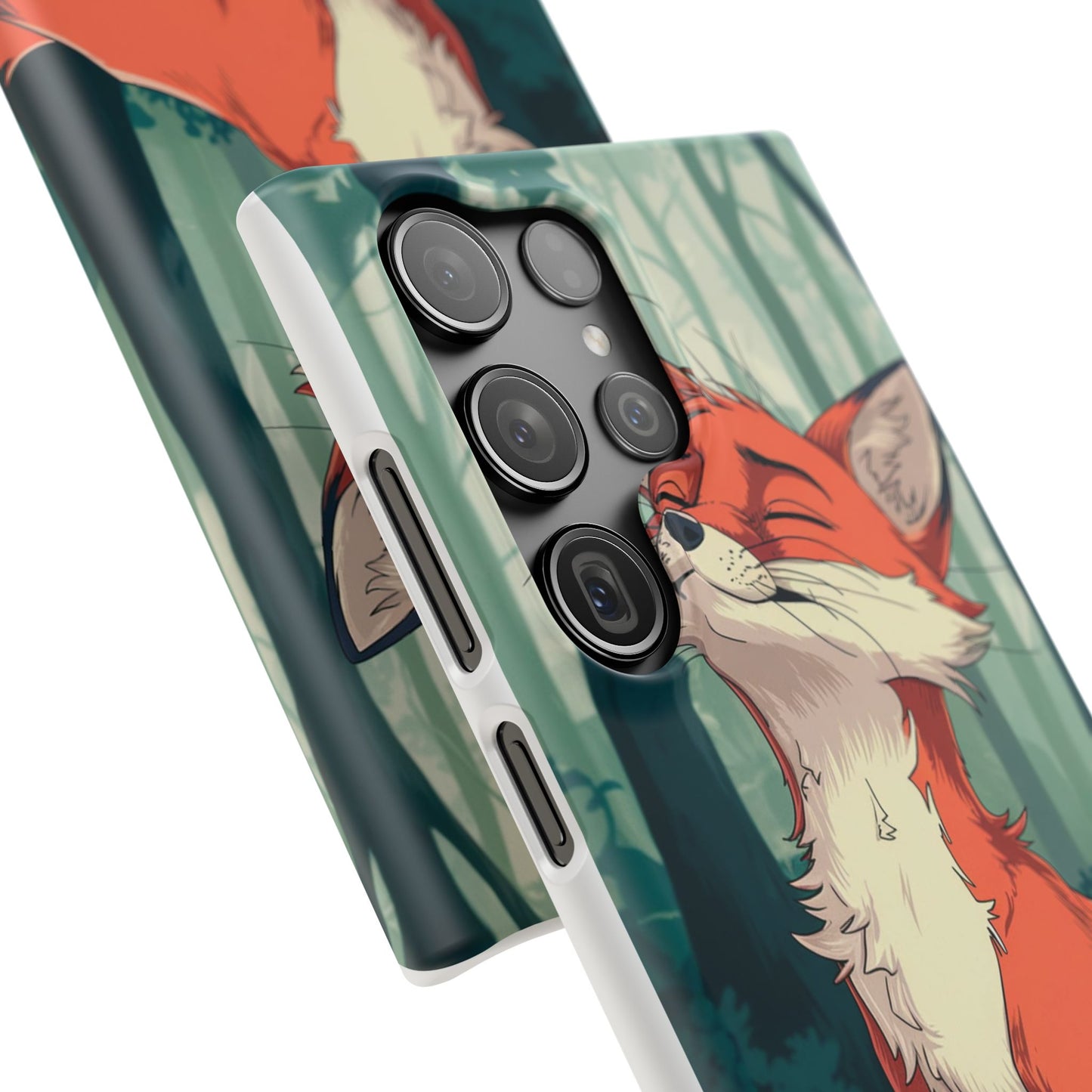 🔥 Snap Case – Fox Anime Design for iPhone & Samsung | Sleek & Stylish Protection for Anime Lovers! Minimalist Fox Japanese Anime Design for iPhone & Samsung
