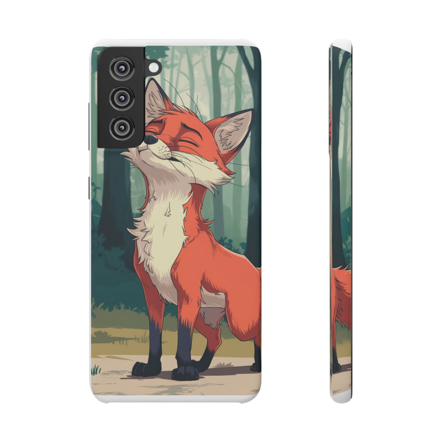🔥 Snap Case – Fox Anime Design for iPhone & Samsung | Sleek & Stylish Protection for Anime Lovers! Minimalist Fox Japanese Anime Design for iPhone & Samsung