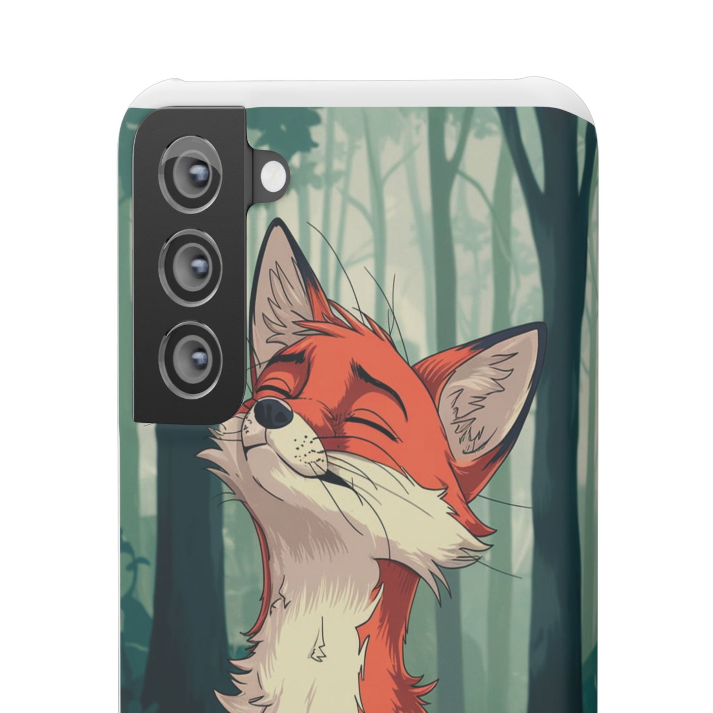 🔥 Snap Case – Fox Anime Design for iPhone & Samsung | Sleek & Stylish Protection for Anime Lovers! Minimalist Fox Japanese Anime Design for iPhone & Samsung