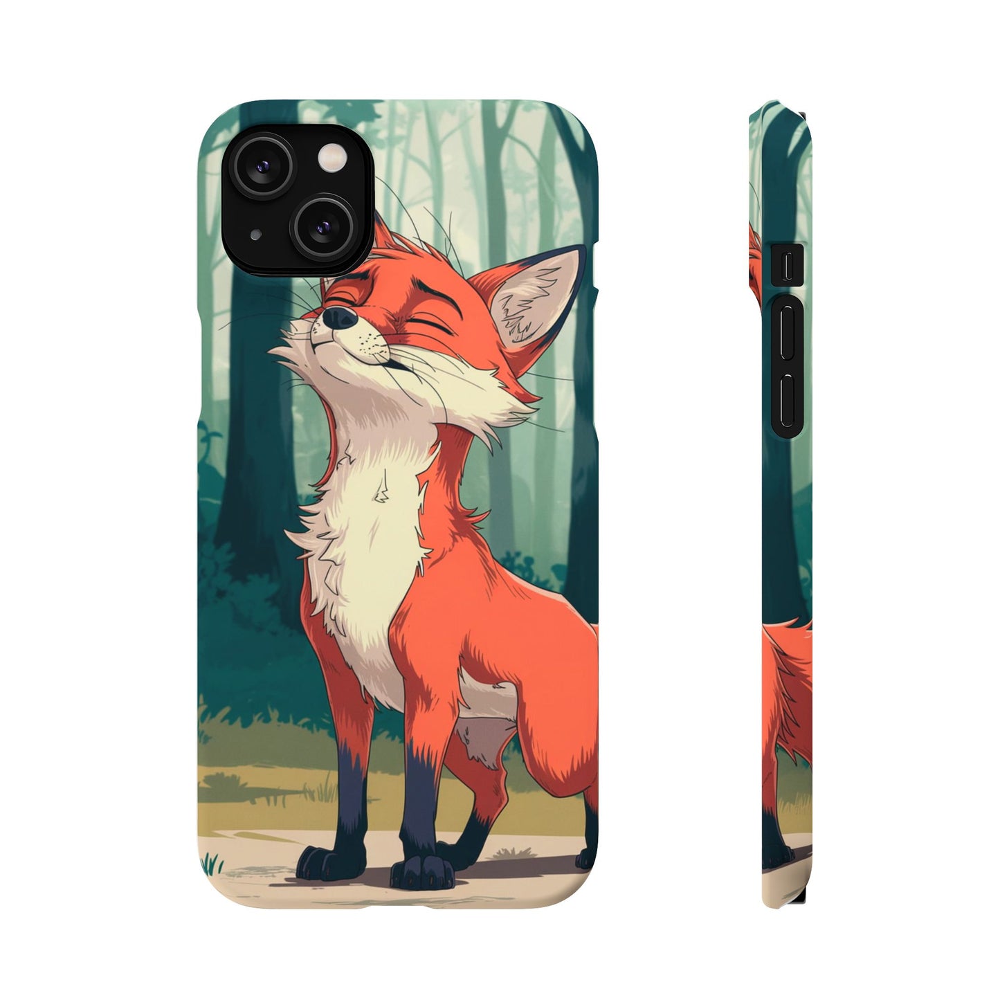 🔥 Snap Case – Fox Anime Design for iPhone & Samsung | Sleek & Stylish Protection for Anime Lovers! Minimalist Fox Japanese Anime Design for iPhone & Samsung