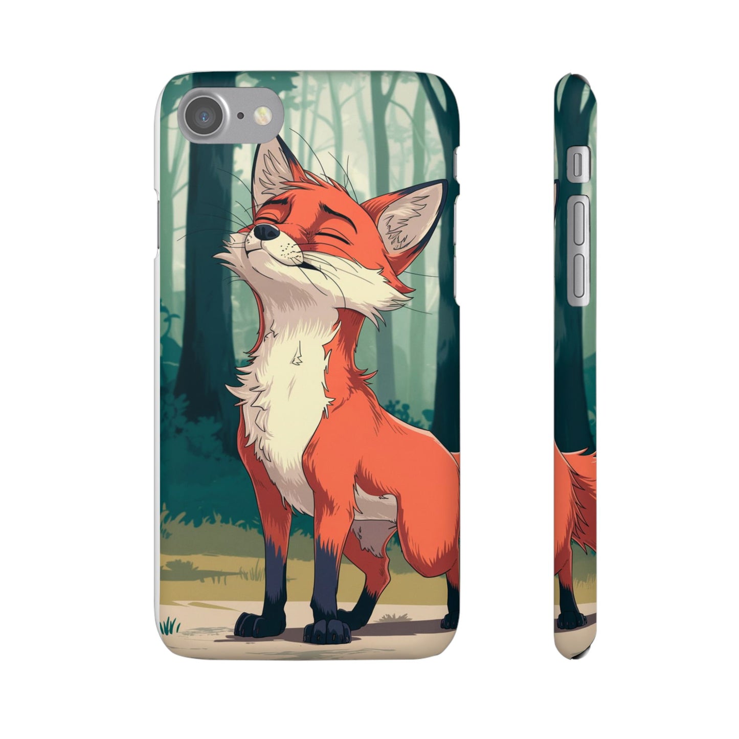 🔥 Snap Case – Fox Anime Design for iPhone & Samsung | Sleek & Stylish Protection for Anime Lovers! Minimalist Fox Japanese Anime Design for iPhone & Samsung