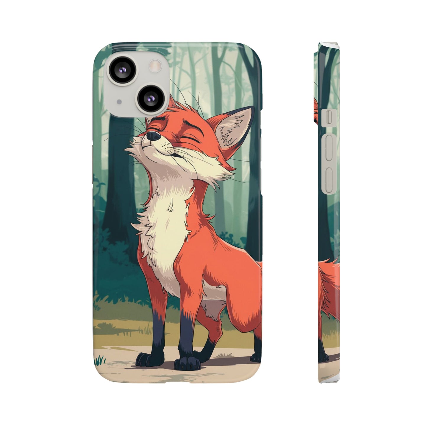 🔥 Snap Case – Fox Anime Design for iPhone & Samsung | Sleek & Stylish Protection for Anime Lovers! Minimalist Fox Japanese Anime Design for iPhone & Samsung