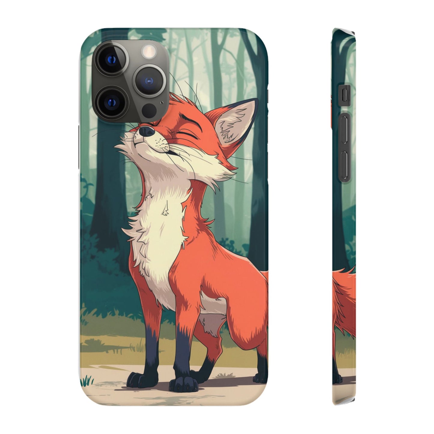 🔥 Snap Case – Fox Anime Design for iPhone & Samsung | Sleek & Stylish Protection for Anime Lovers! Minimalist Fox Japanese Anime Design for iPhone & Samsung