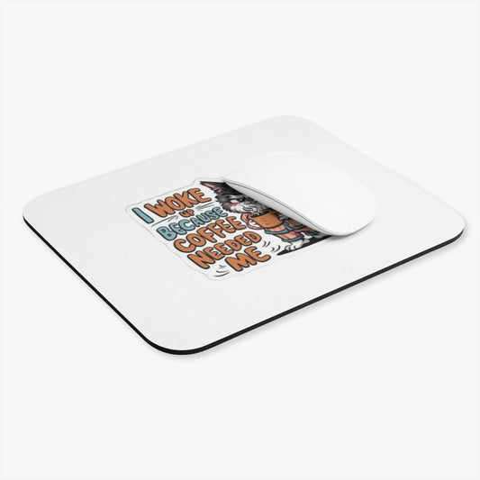 Mouse Pad Typography Design - Coffee Lover Rectangle Mouse Pad--Aesthetic Mouse Pad Design
