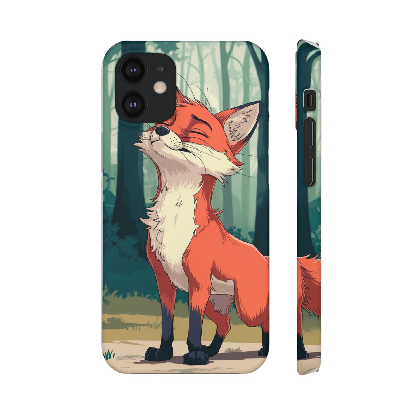 🔥 Snap Case – Fox Anime Design for iPhone & Samsung | Sleek & Stylish Protection for Anime Lovers! Minimalist Fox Japanese Anime Design for iPhone & Samsung