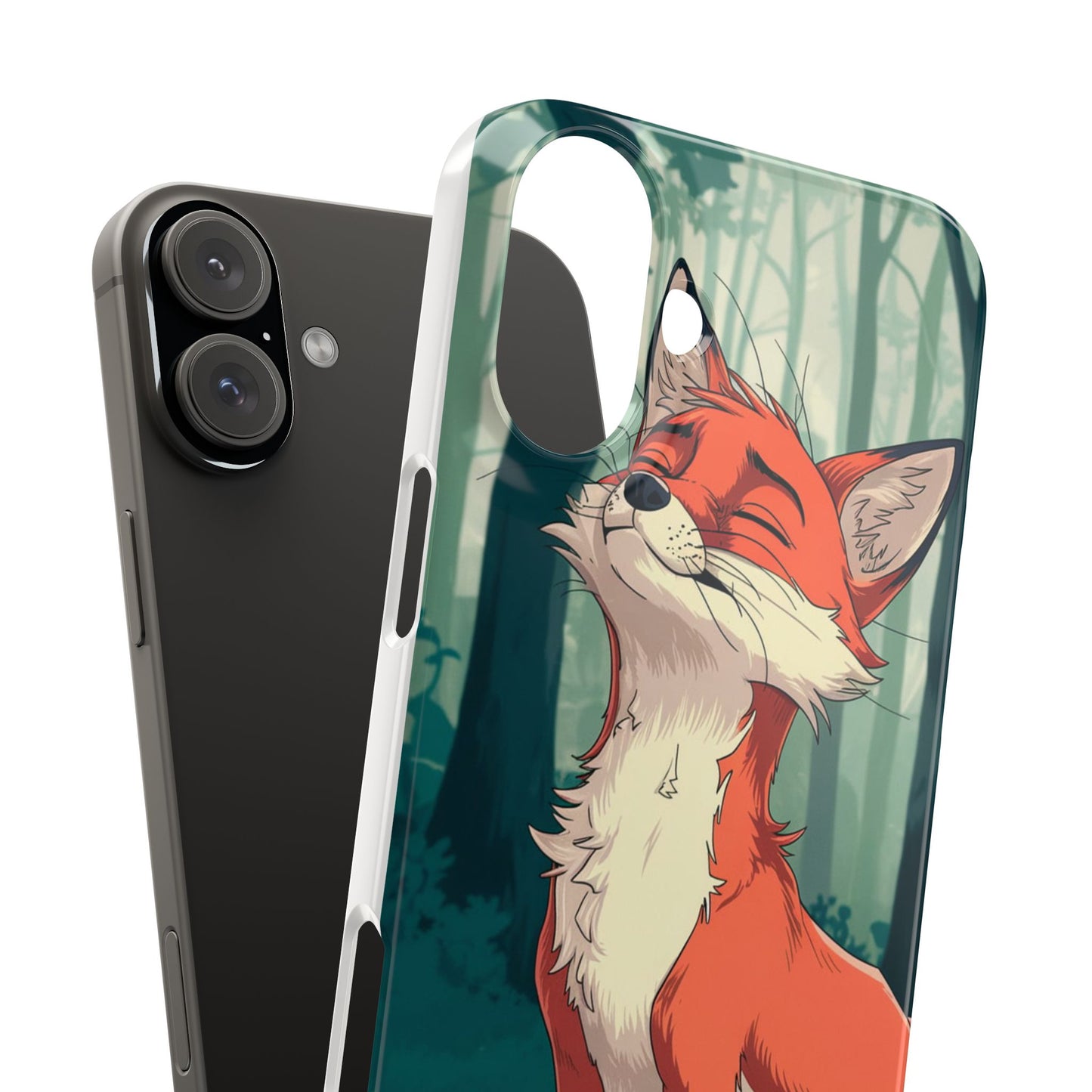 🔥 Snap Case – Fox Anime Design for iPhone & Samsung | Sleek & Stylish Protection for Anime Lovers! Minimalist Fox Japanese Anime Design for iPhone & Samsung