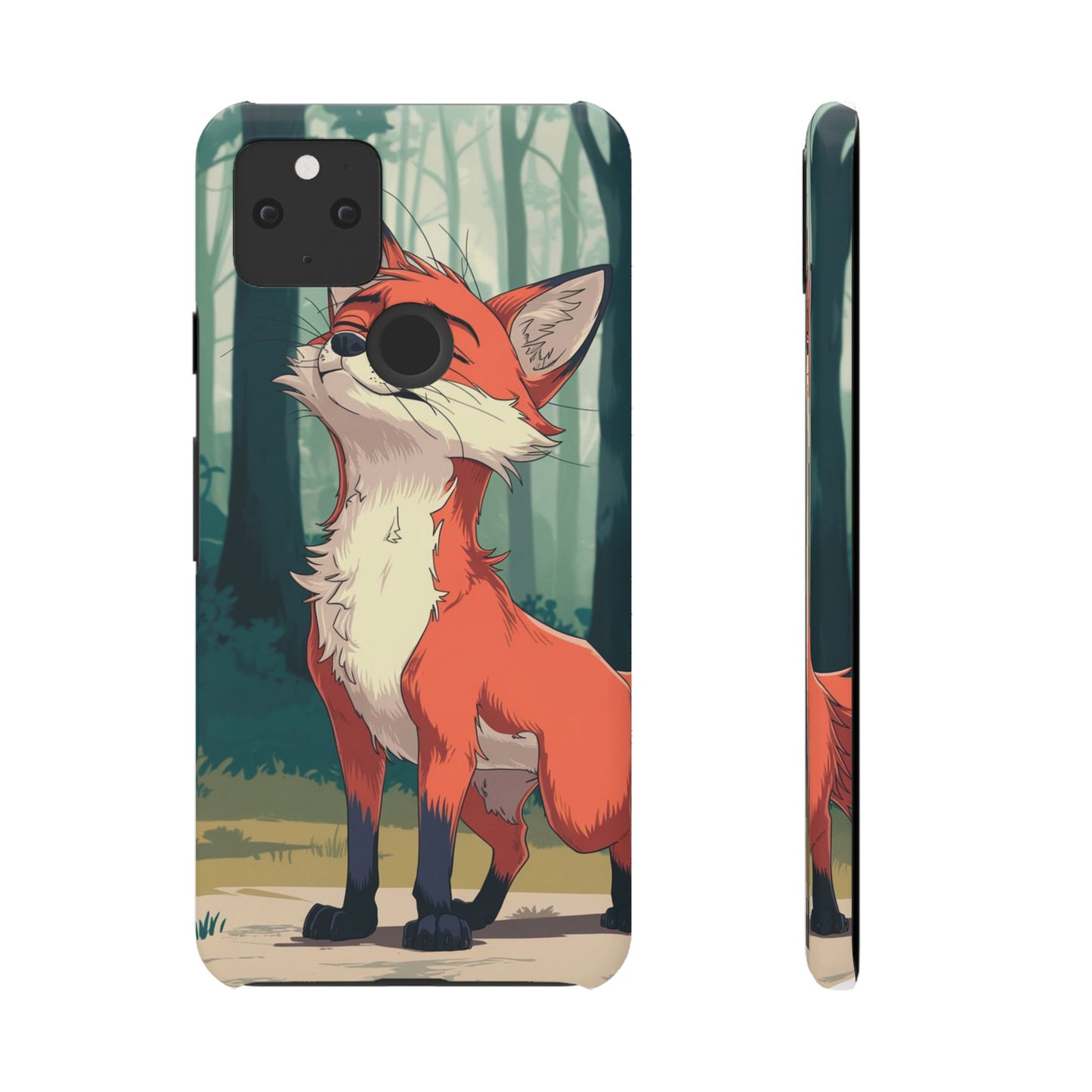 🔥 Snap Case – Fox Anime Design for iPhone & Samsung | Sleek & Stylish Protection for Anime Lovers! Minimalist Fox Japanese Anime Design for iPhone & Samsung