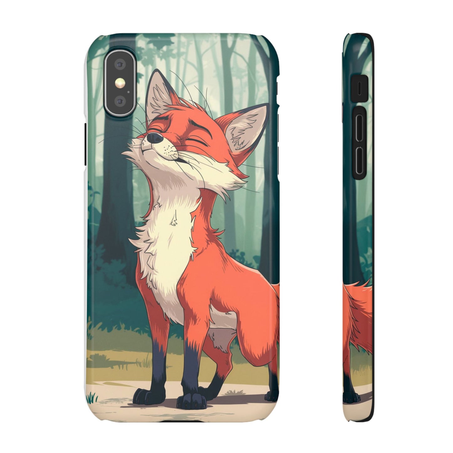 🔥 Snap Case – Fox Anime Design for iPhone & Samsung | Sleek & Stylish Protection for Anime Lovers! Minimalist Fox Japanese Anime Design for iPhone & Samsung