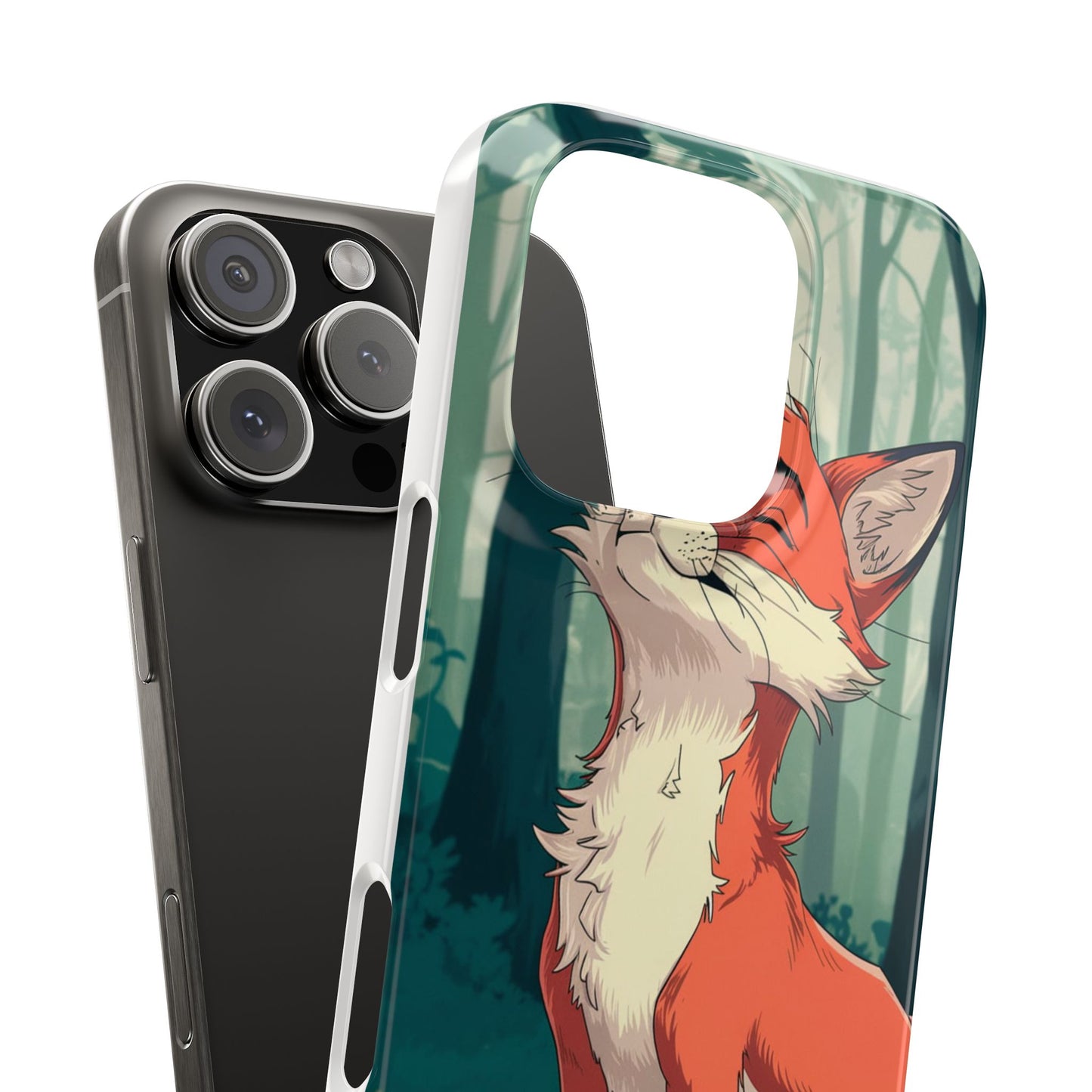 🔥 Snap Case – Fox Anime Design for iPhone & Samsung | Sleek & Stylish Protection for Anime Lovers! Minimalist Fox Japanese Anime Design for iPhone & Samsung