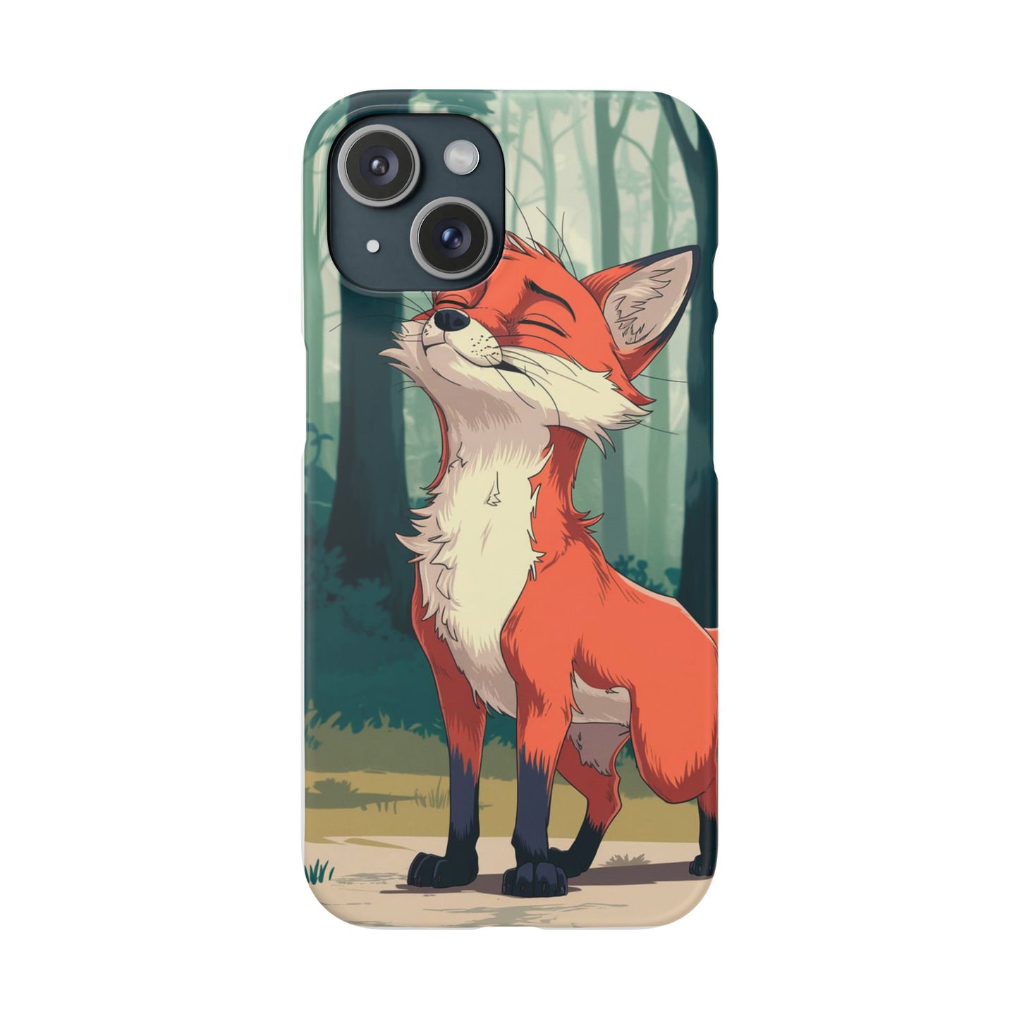 🔥 Snap Case – Fox Anime Design for iPhone & Samsung | Sleek & Stylish Protection for Anime Lovers! Minimalist Fox Japanese Anime Design for iPhone & Samsung