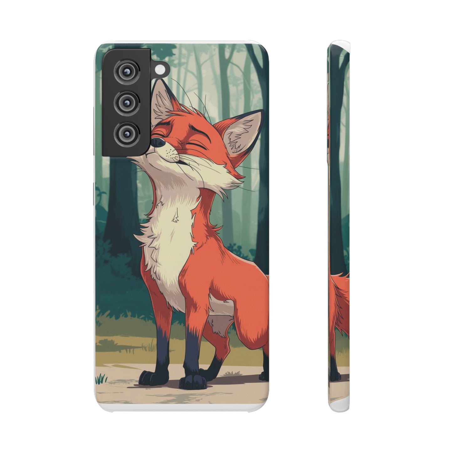 🔥 Snap Case – Fox Anime Design for iPhone & Samsung | Sleek & Stylish Protection for Anime Lovers! Minimalist Fox Japanese Anime Design for iPhone & Samsung