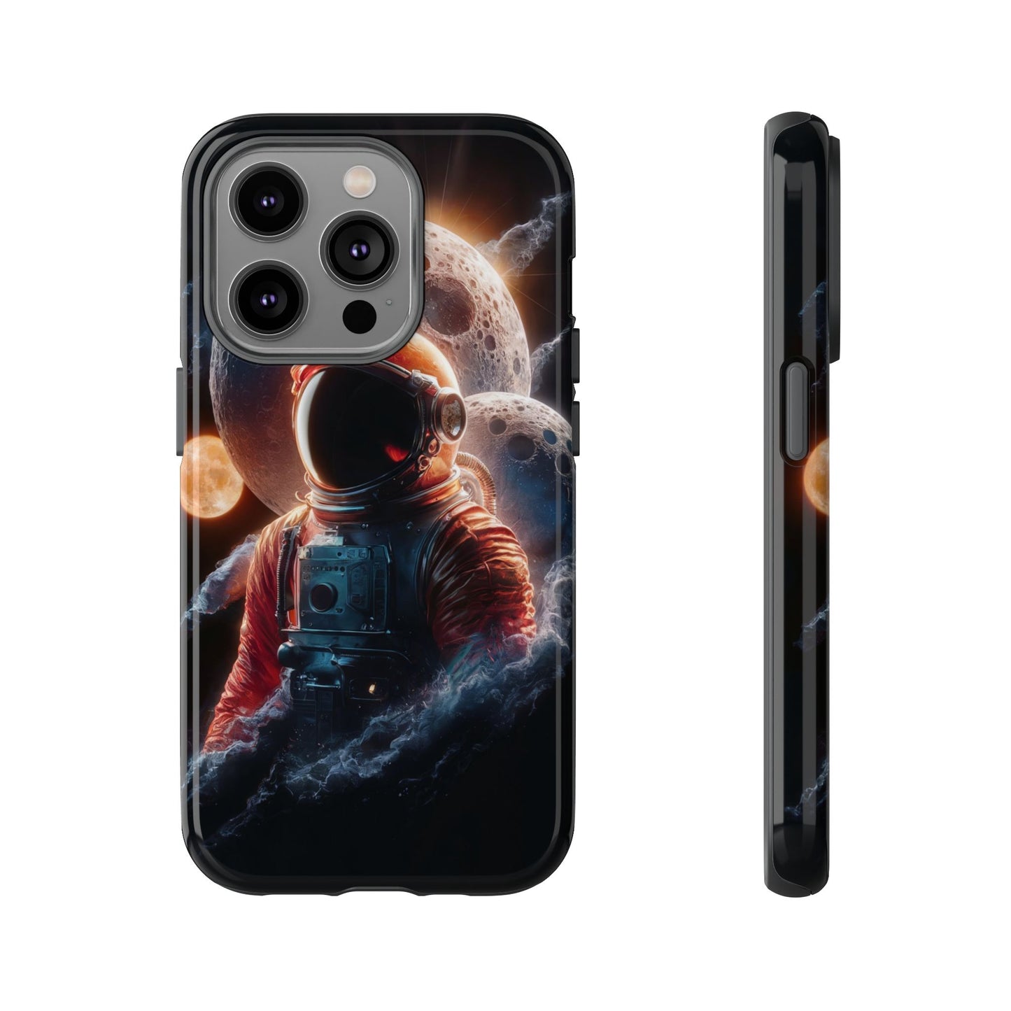IPhone Tough Cases Space Astronaut Character AI Generated Design --- Tough Phone Cases IPhone Space Astronaut Ai Design --- Tough Phone Cases for iPhone Space Astronaut AI Design