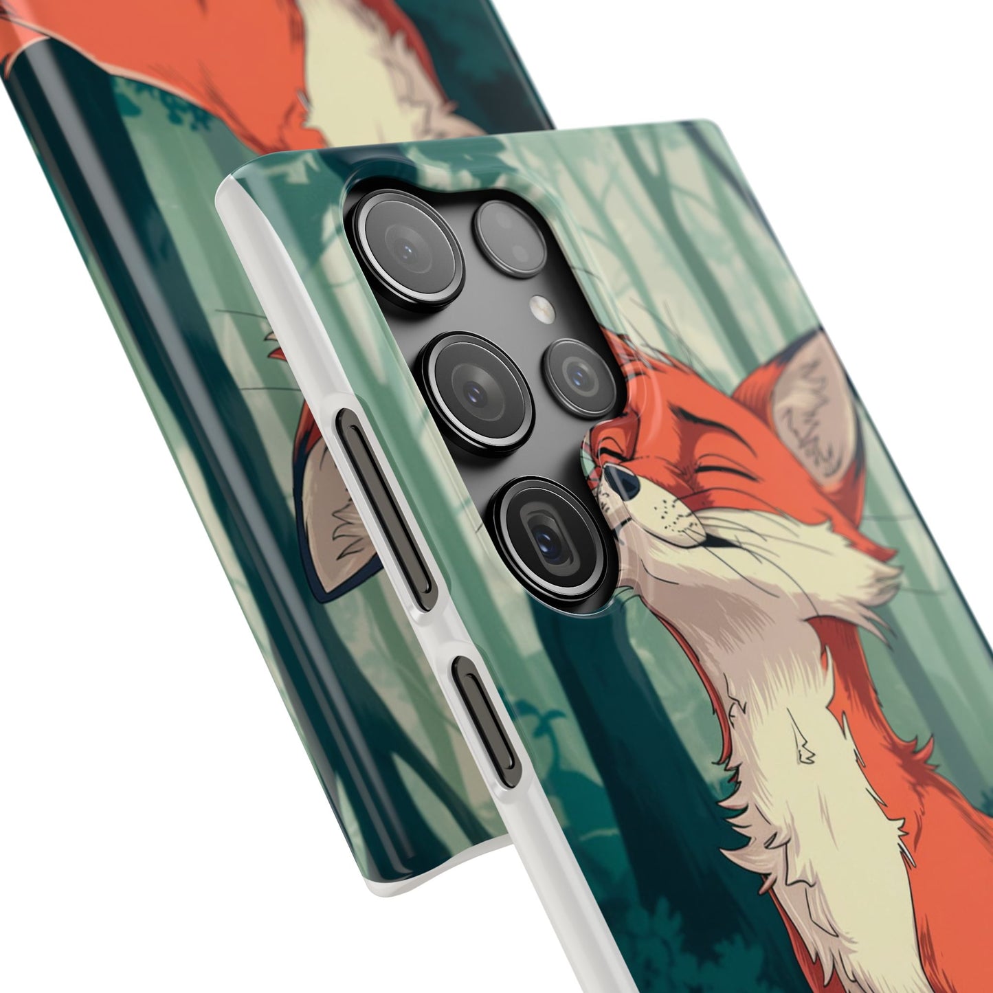🔥 Snap Case – Fox Anime Design for iPhone & Samsung | Sleek & Stylish Protection for Anime Lovers! Minimalist Fox Japanese Anime Design for iPhone & Samsung