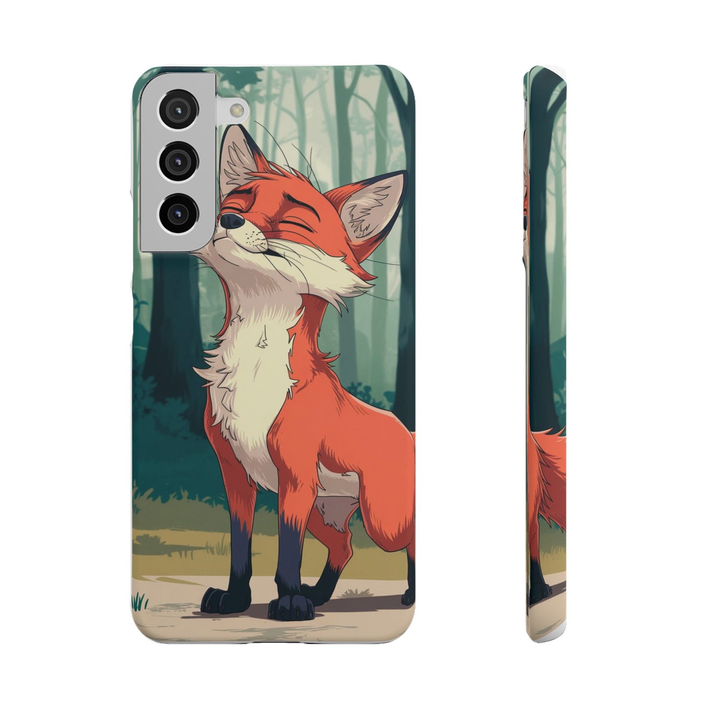 🔥 Snap Case – Fox Anime Design for iPhone & Samsung | Sleek & Stylish Protection for Anime Lovers! Minimalist Fox Japanese Anime Design for iPhone & Samsung