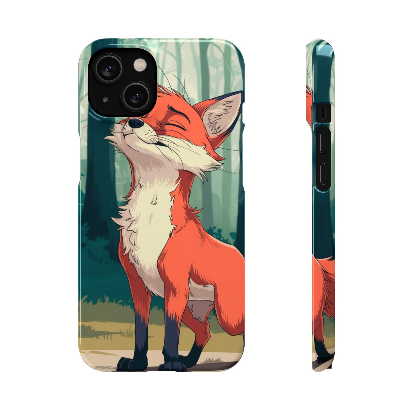 🔥 Snap Case – Fox Anime Design for iPhone & Samsung | Sleek & Stylish Protection for Anime Lovers! Minimalist Fox Japanese Anime Design for iPhone & Samsung